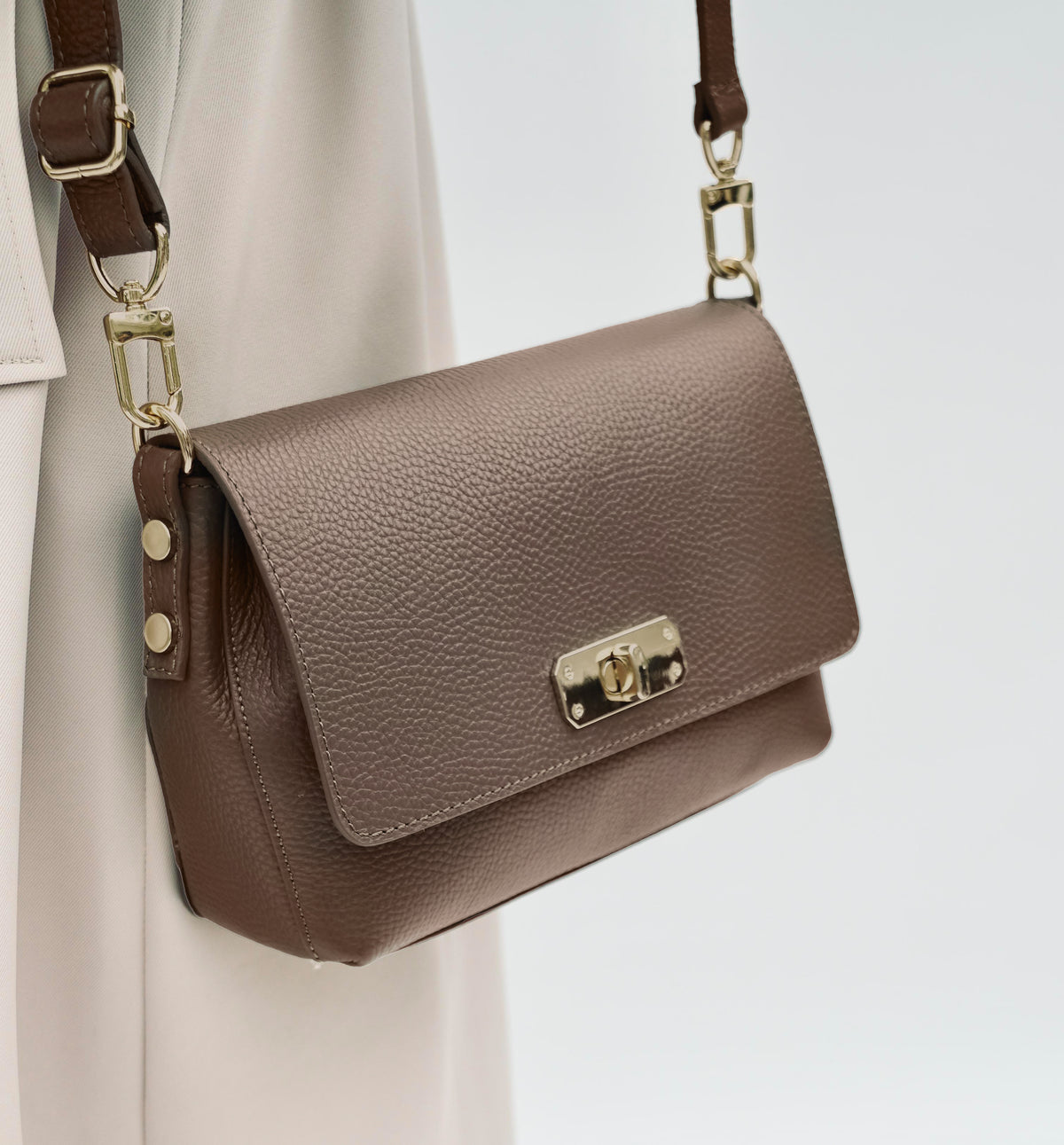 The Maisie Midi Leather Bag