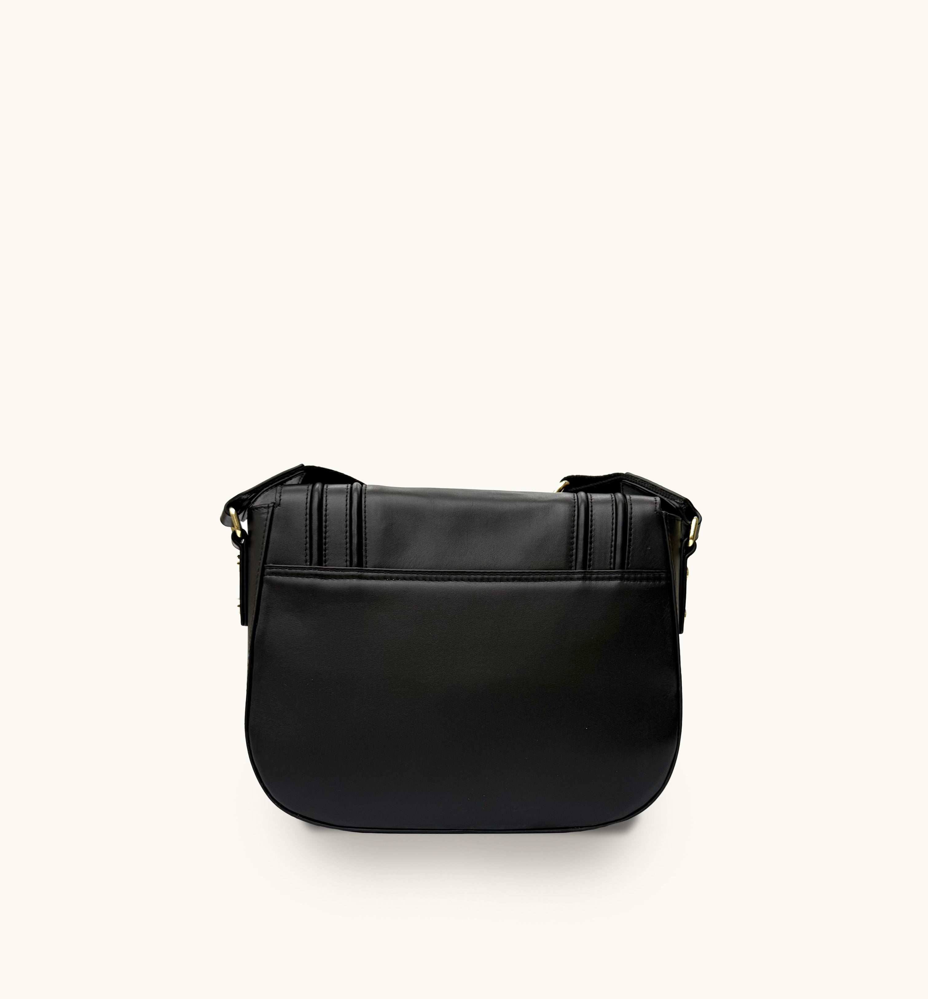 The Mimi Maxi Black Leather Bag