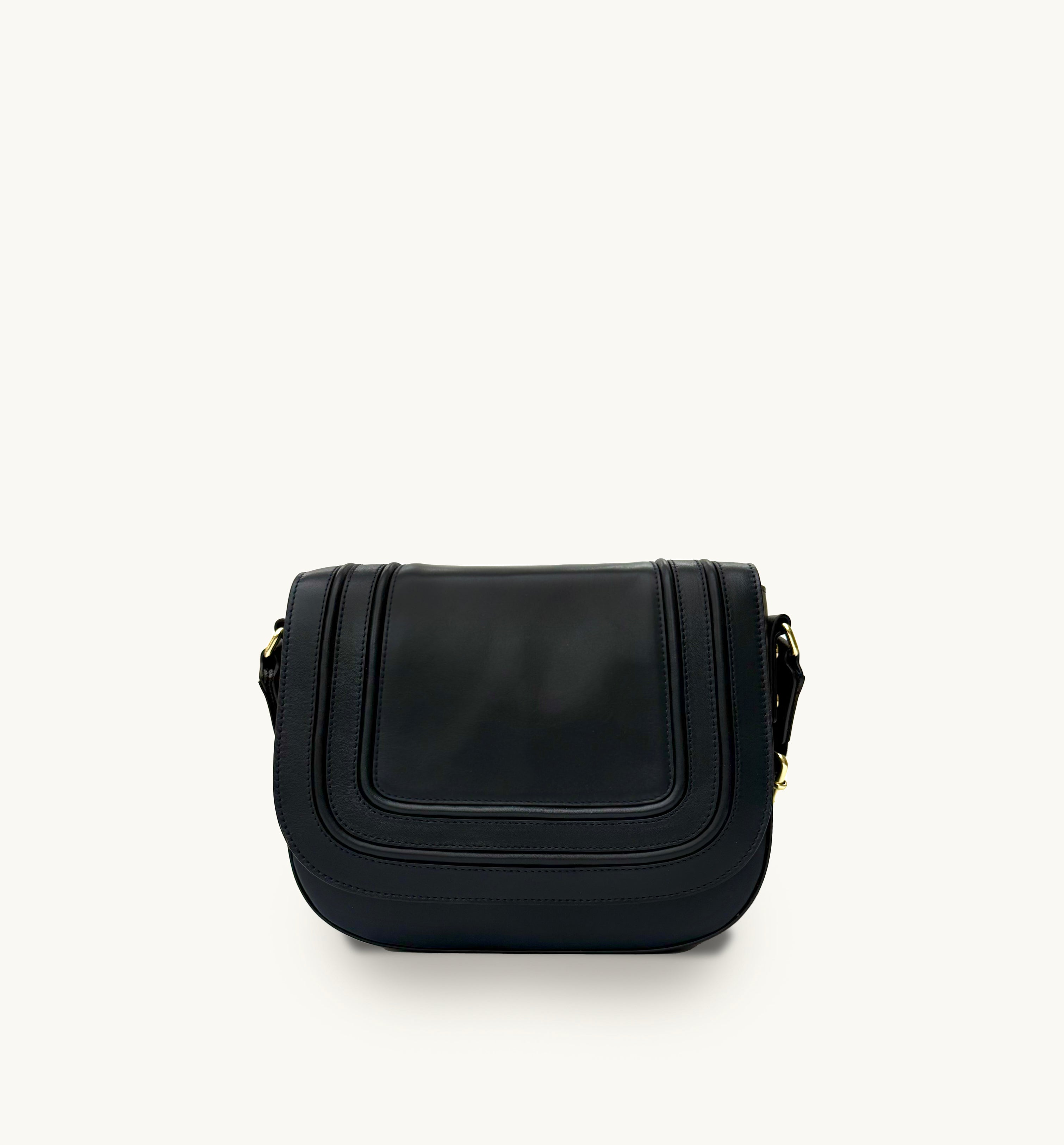 The Mimi Maxi Black Leather Bag