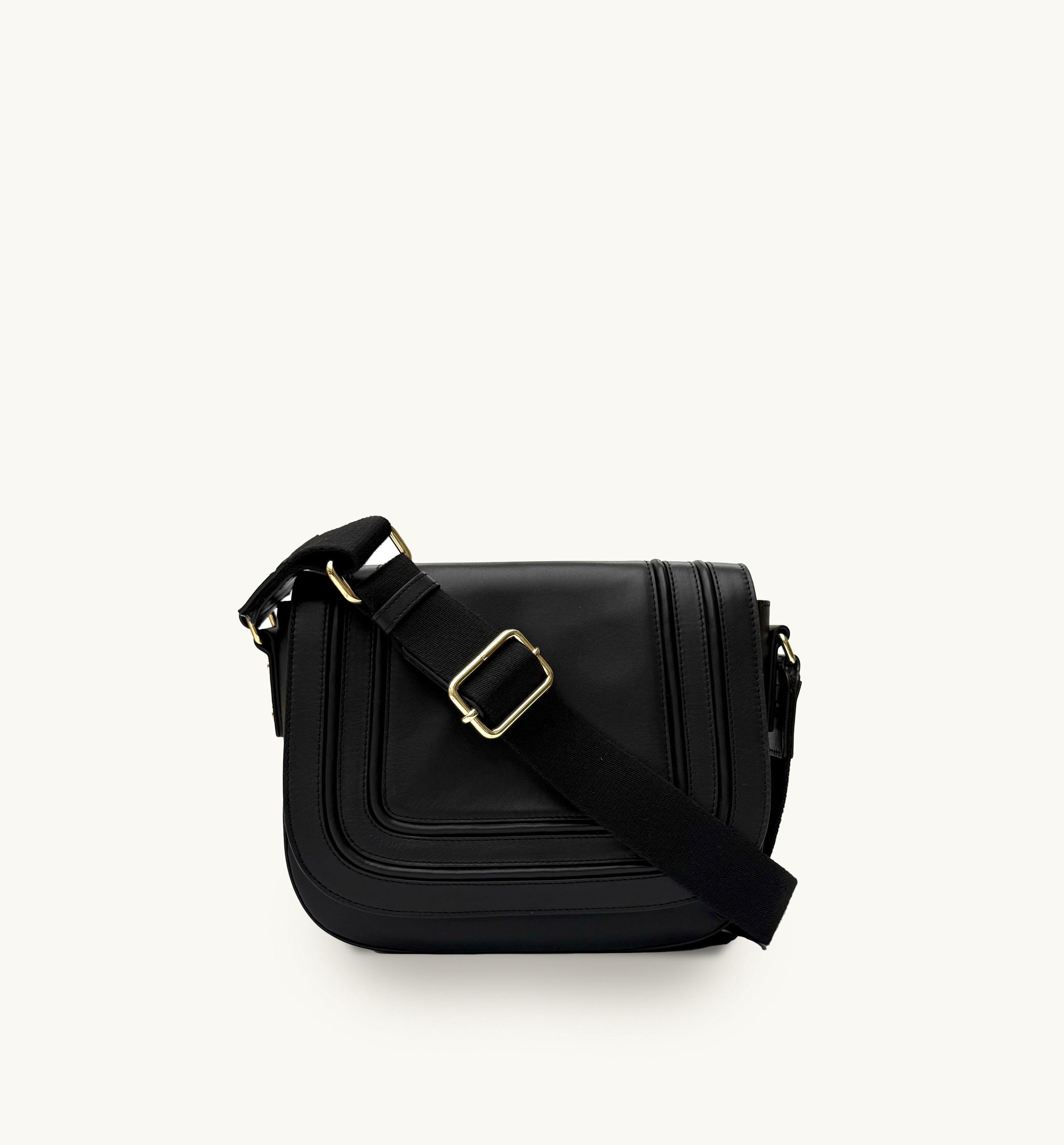 The Mimi Maxi Black Leather Bag