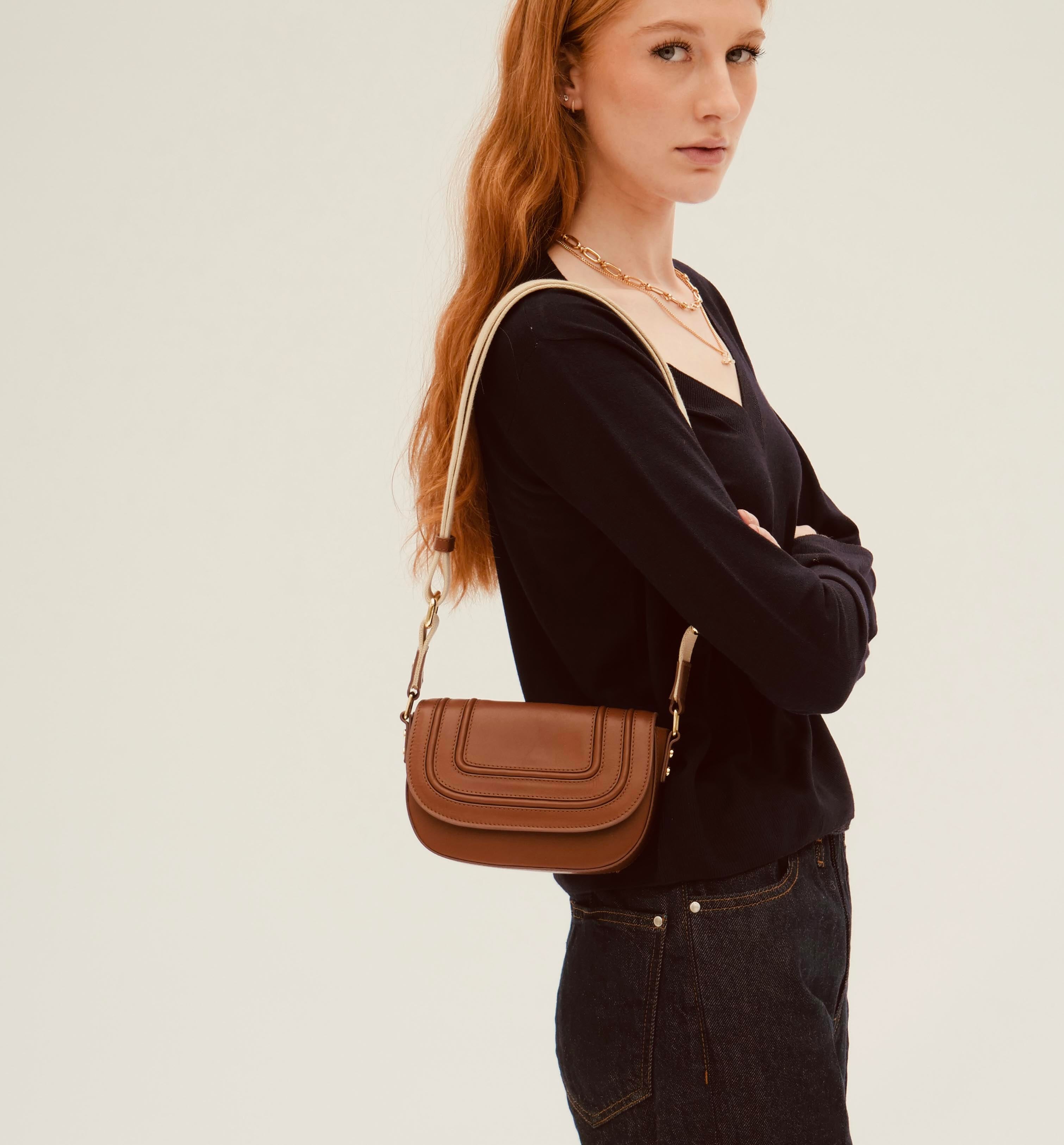 The Mimi Tan Leather Bag