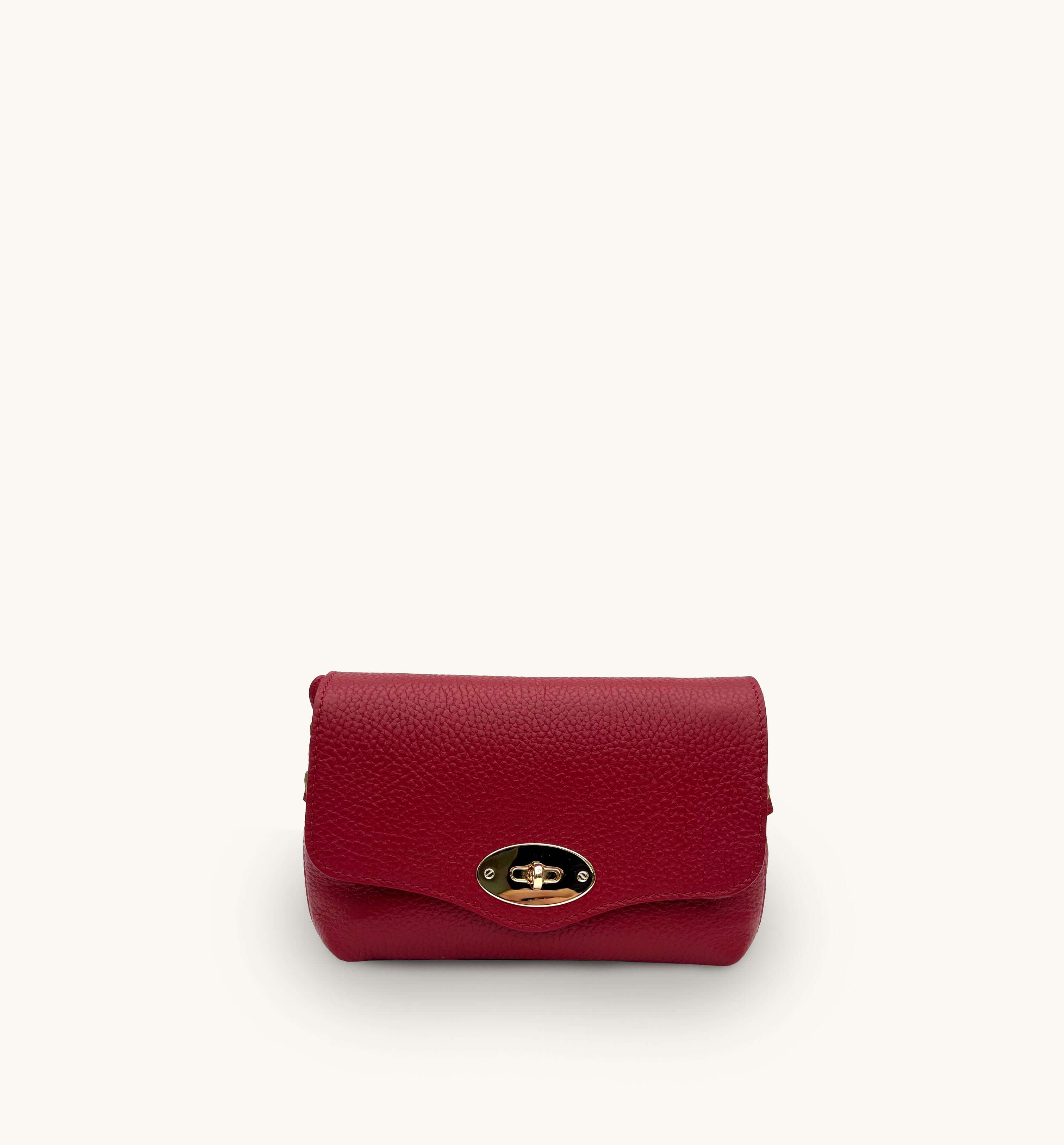 The Maddie Cherry Red Leather Bag