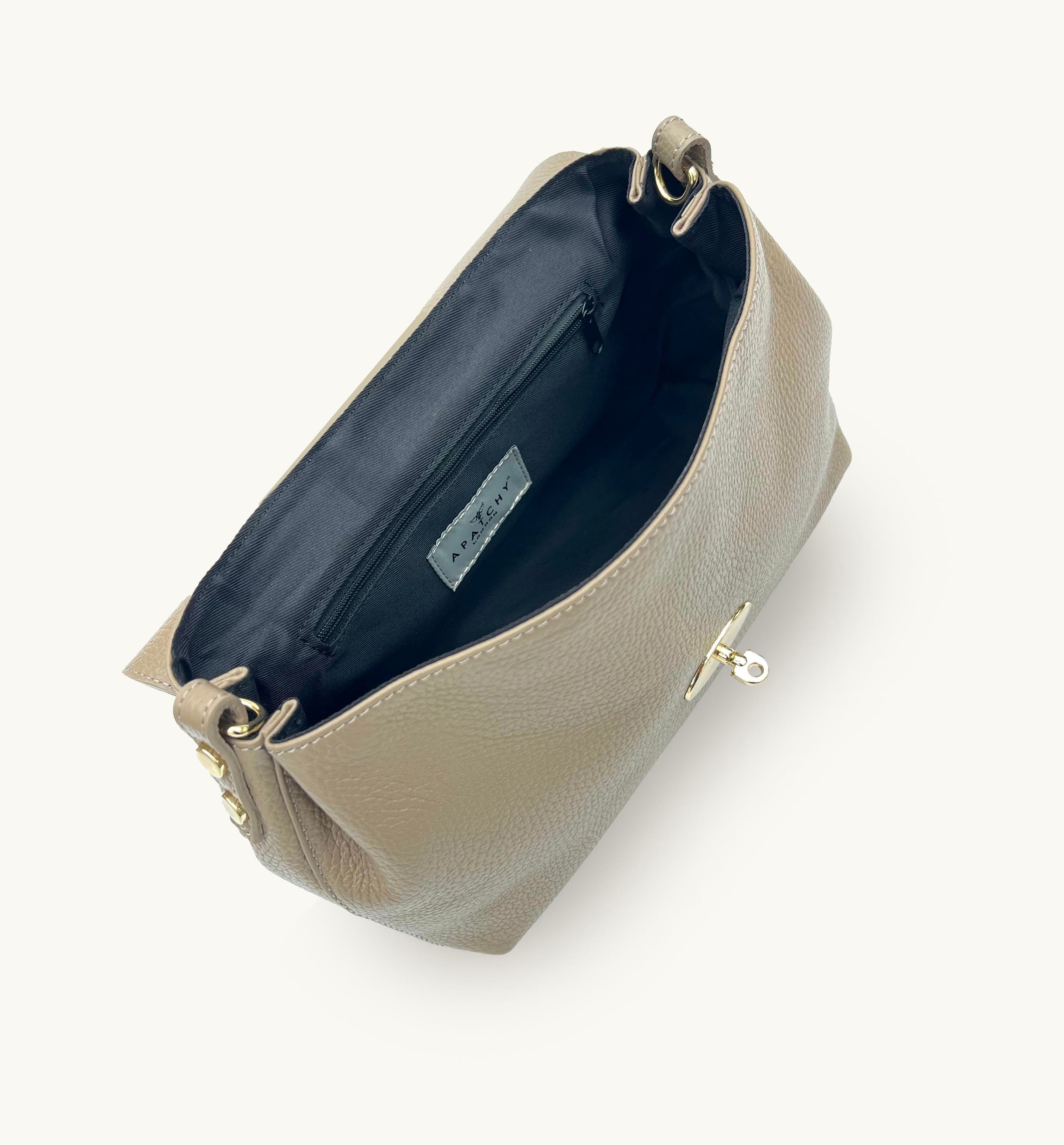 The Maddie Maxi Mushroom Leather Bag