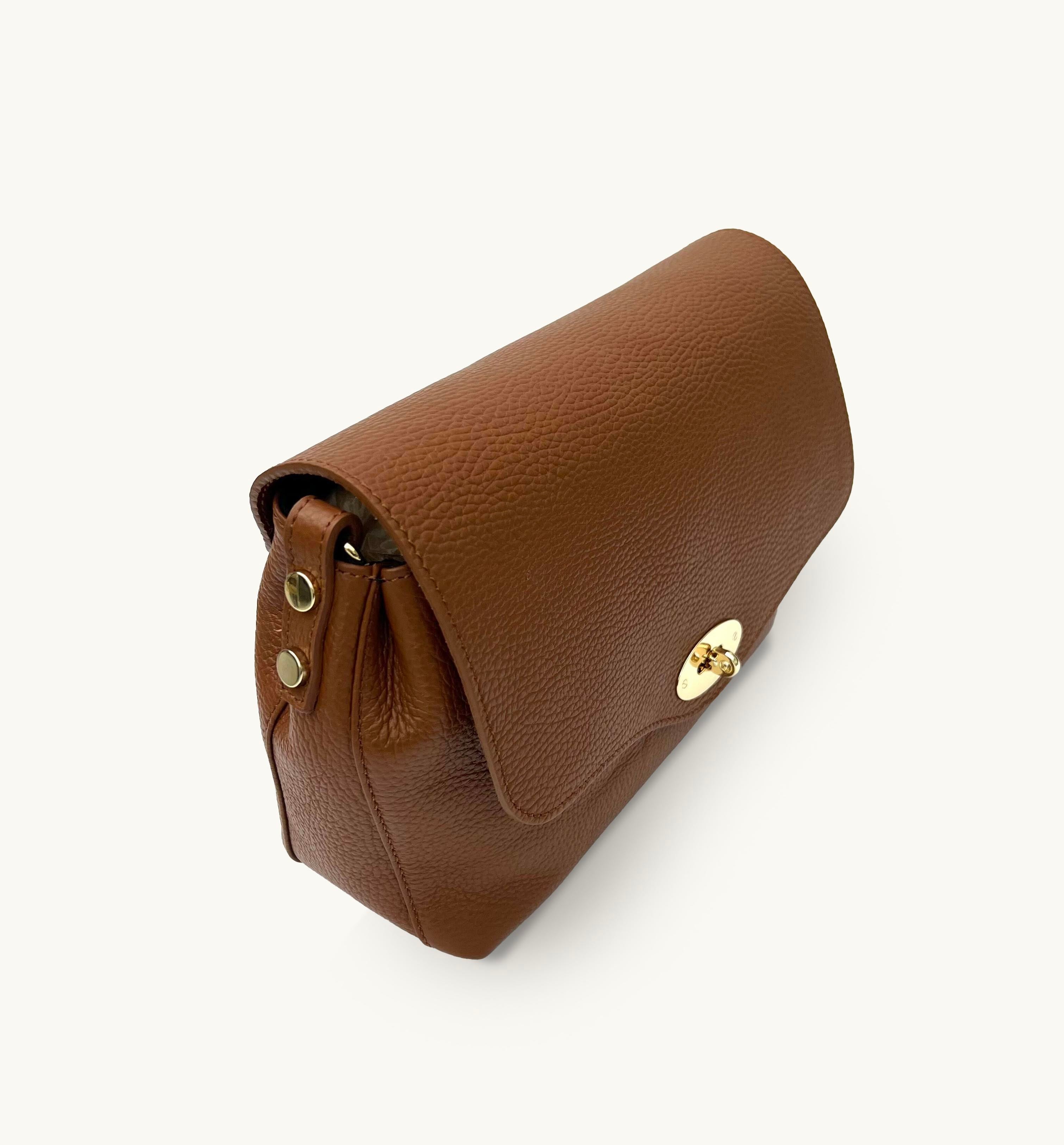 The Maddie Maxi Tan Leather Bag