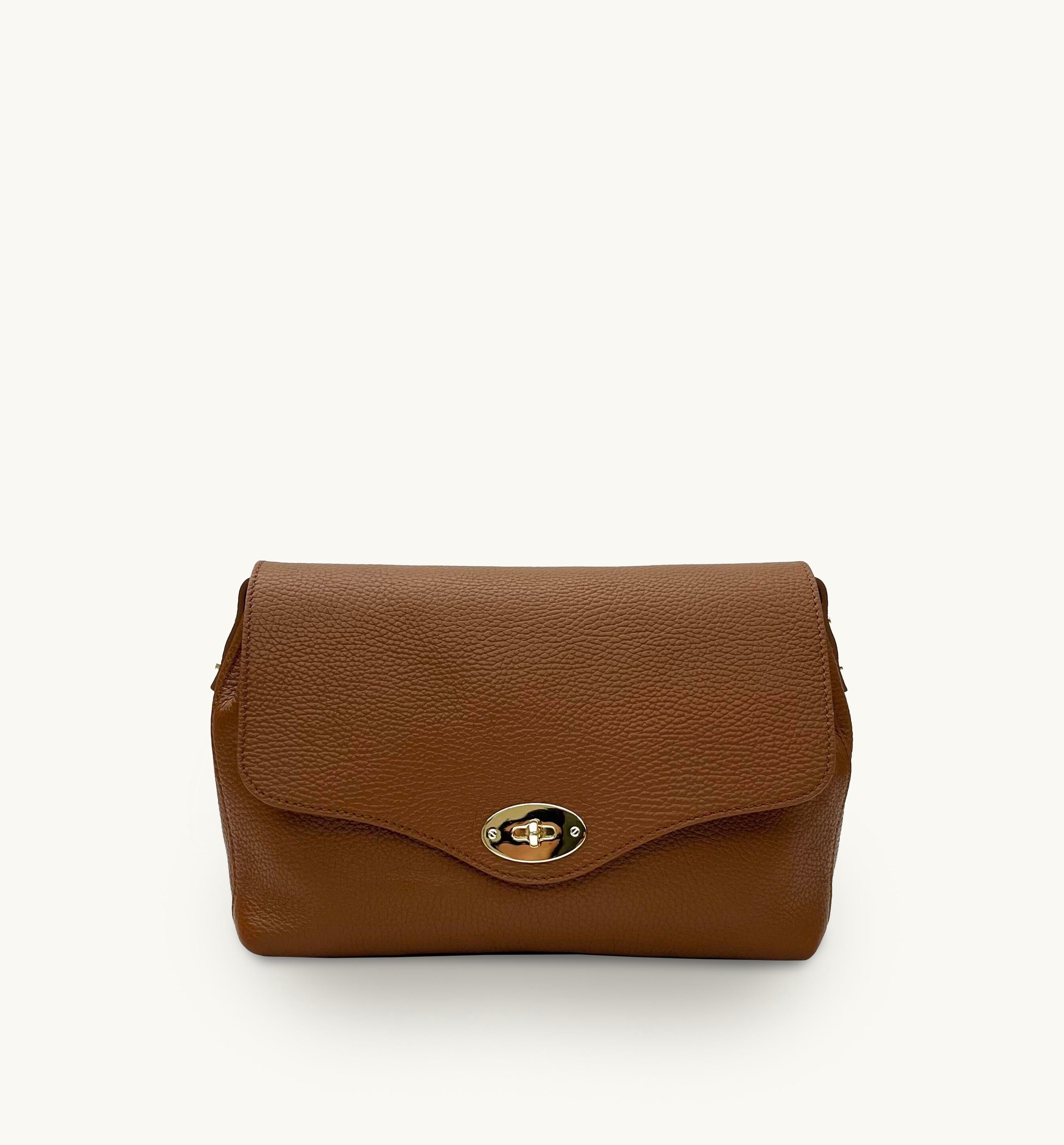 The Maddie Maxi Tan Leather Bag