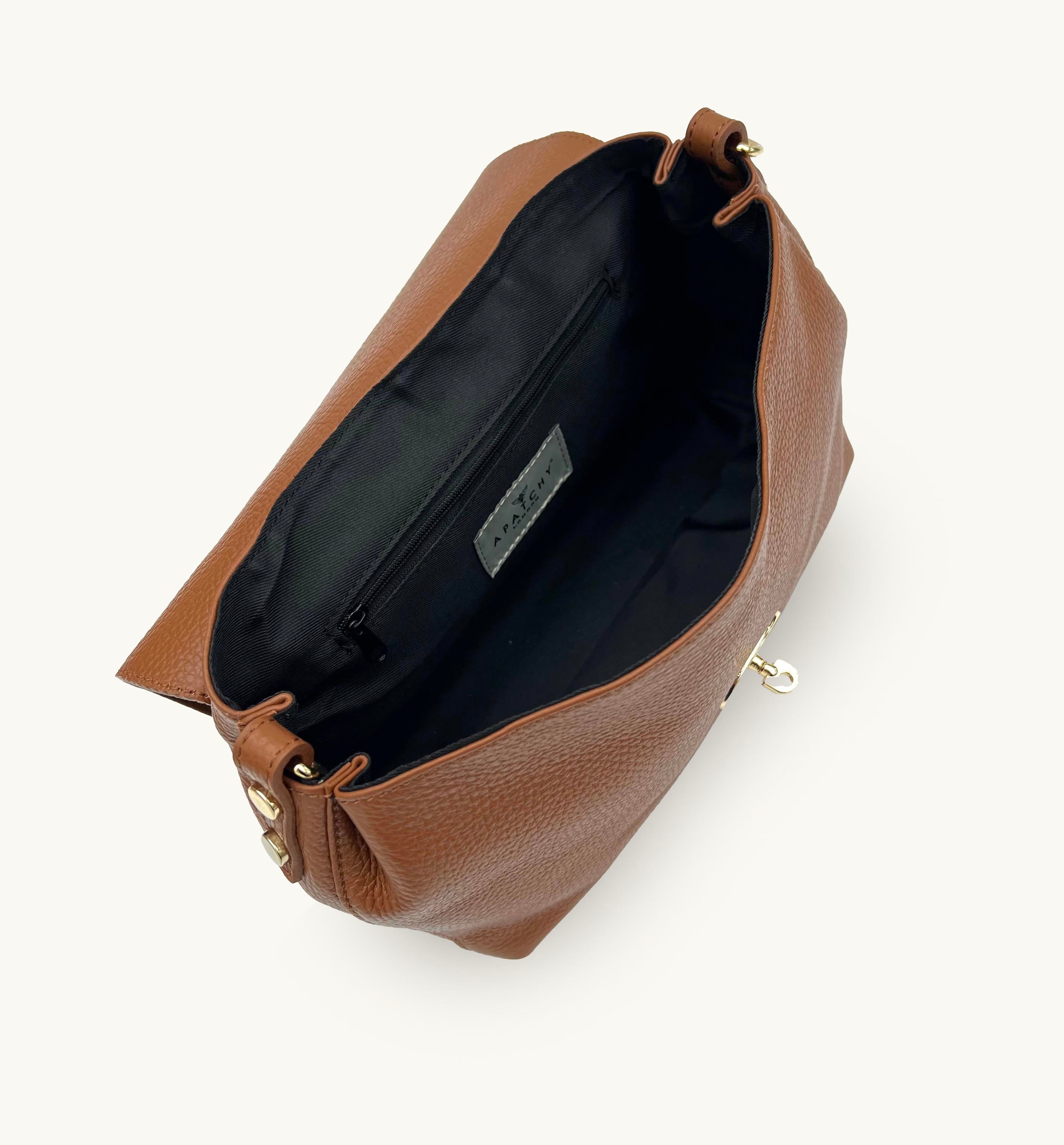 The Maddie Maxi Tan Leather Bag