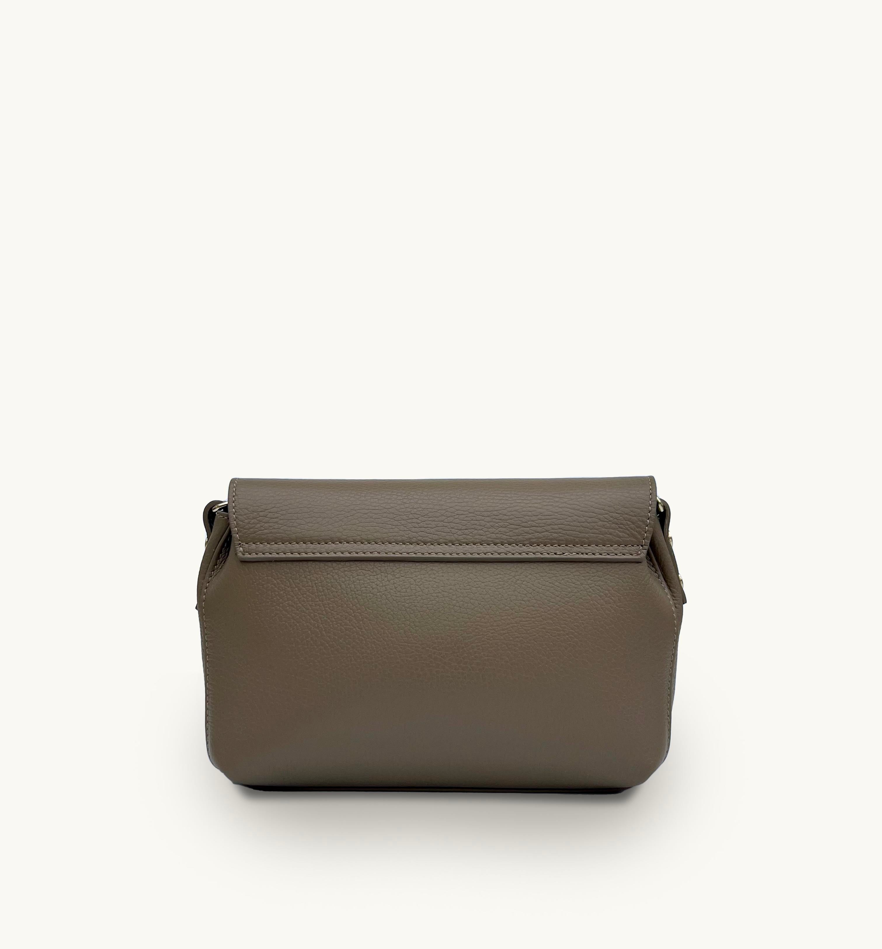 The Maddie Midi Mushroom Leather Bag