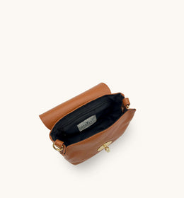 The Maddie Tan Leather Bag