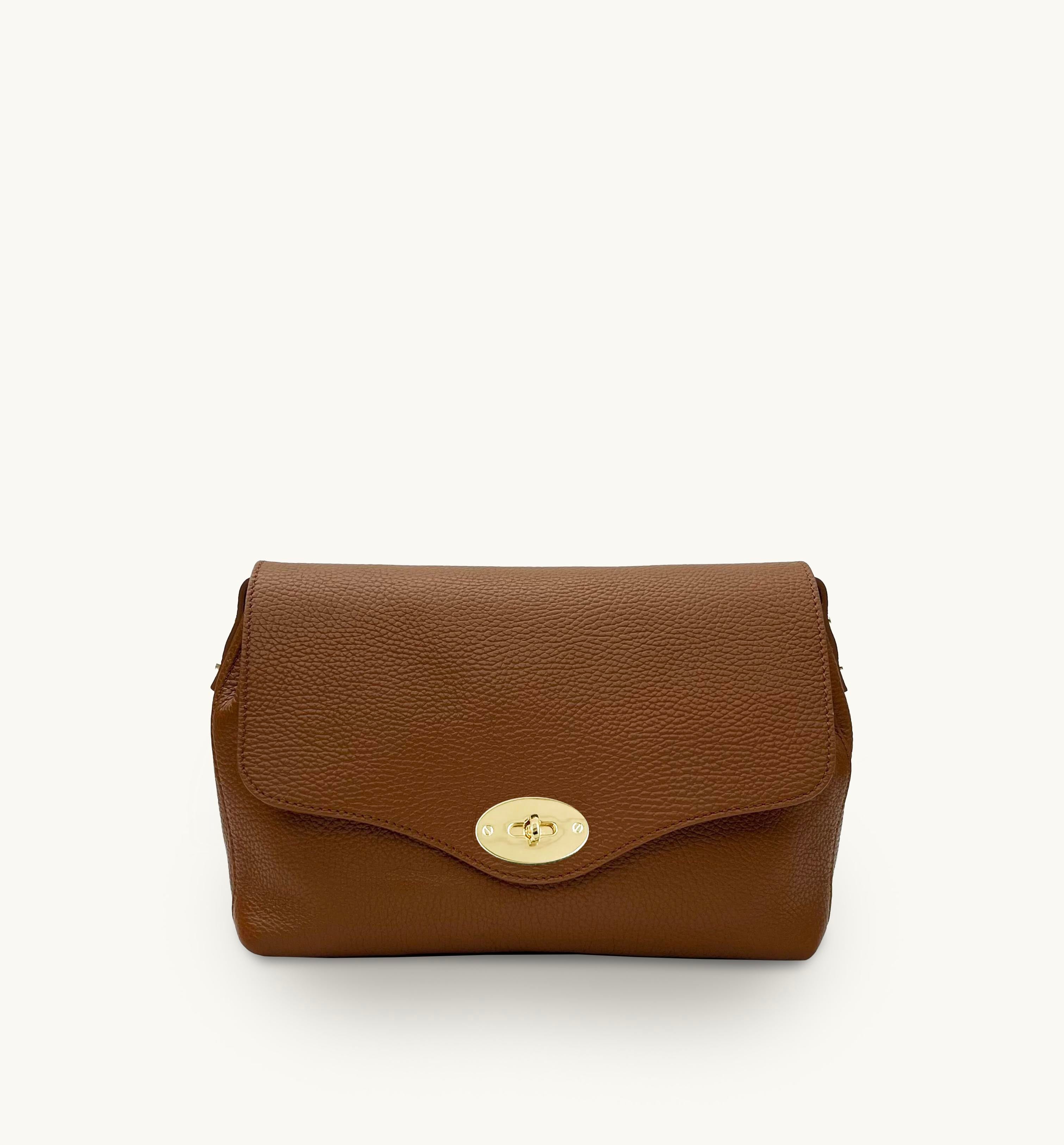 The Maddie Maxi Tan Leather Bag