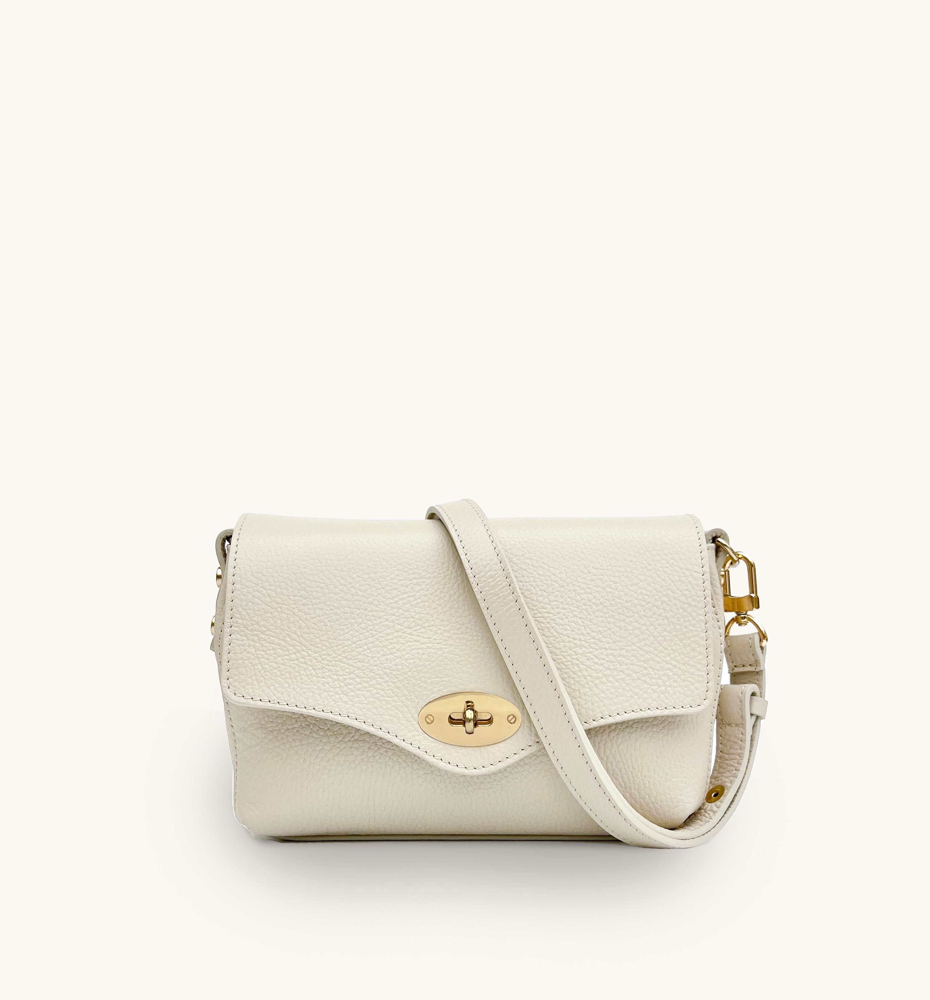 The Maddie Midi Stone Leather Bag