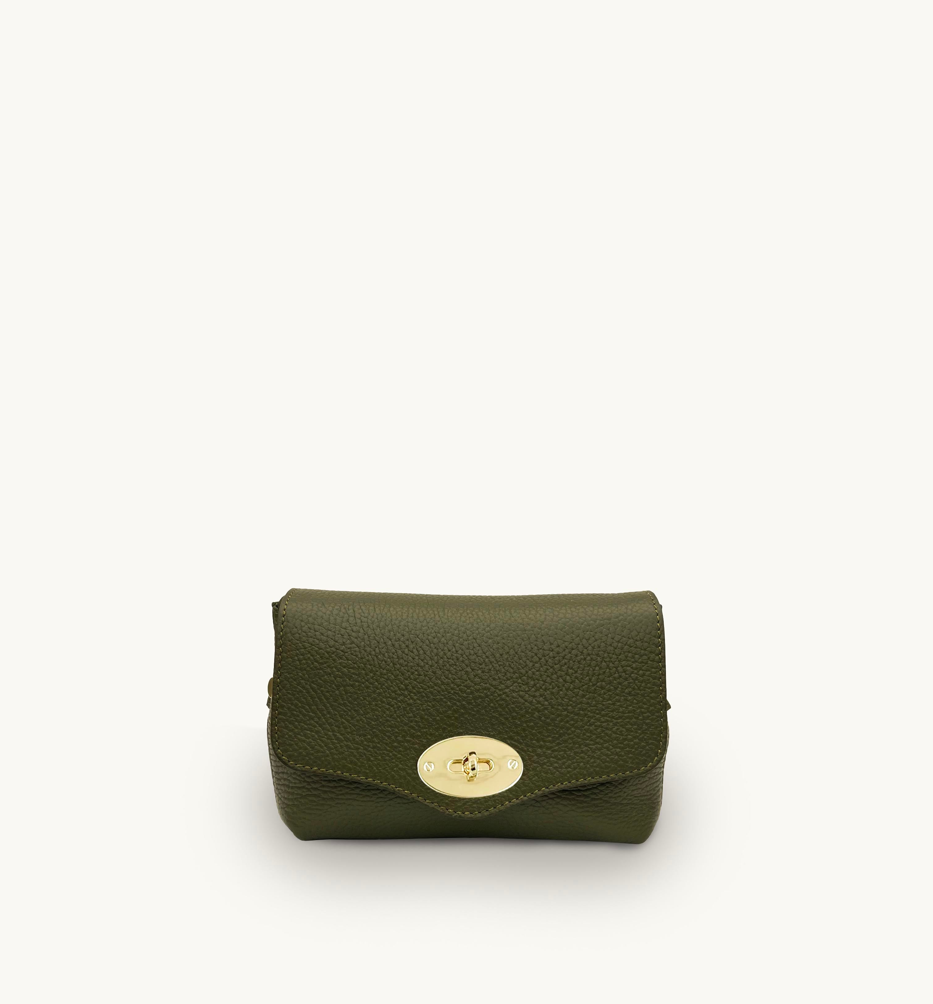 The Maddie Olive Leather Bag