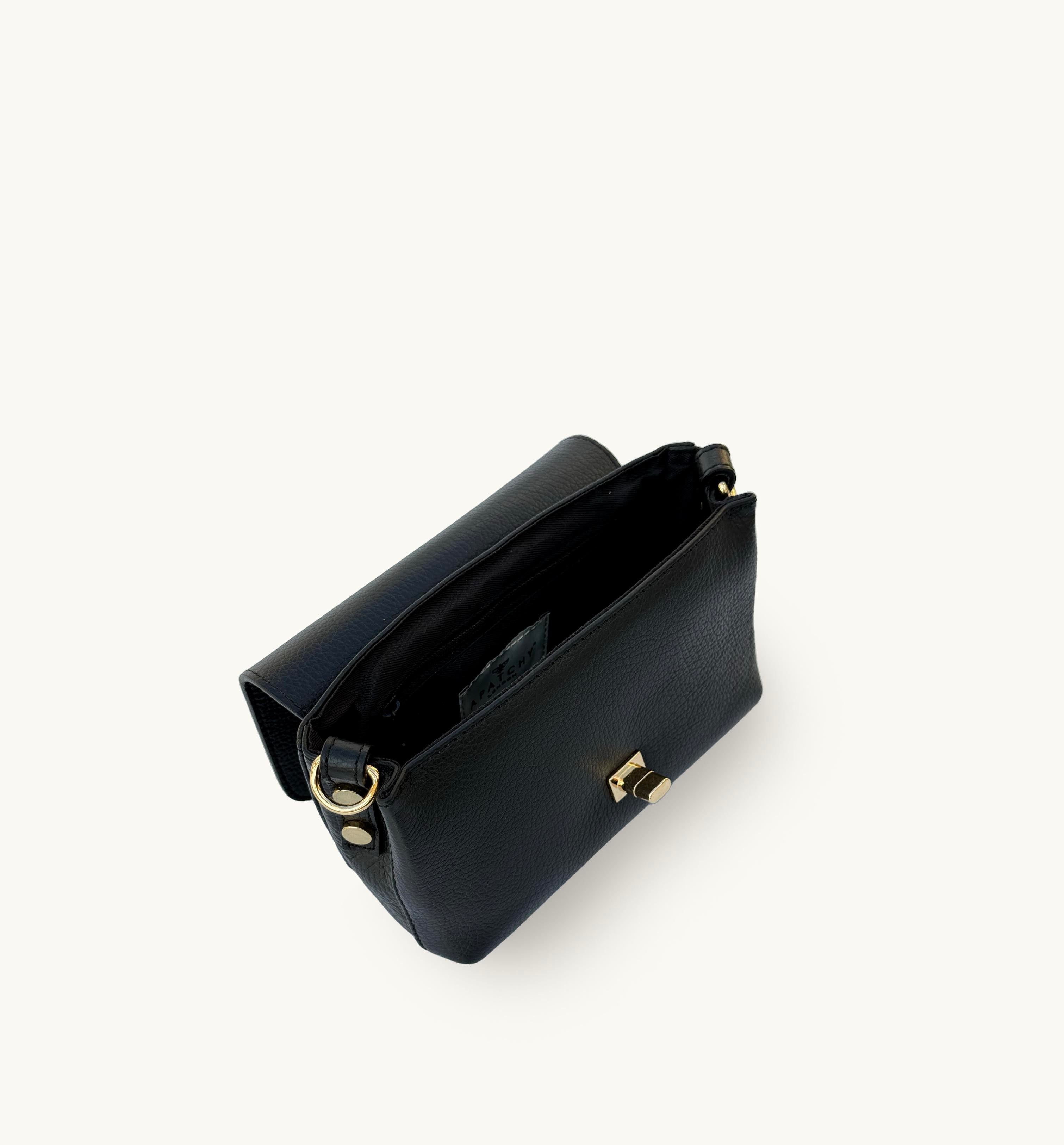 The Maisie Black Leather Bag