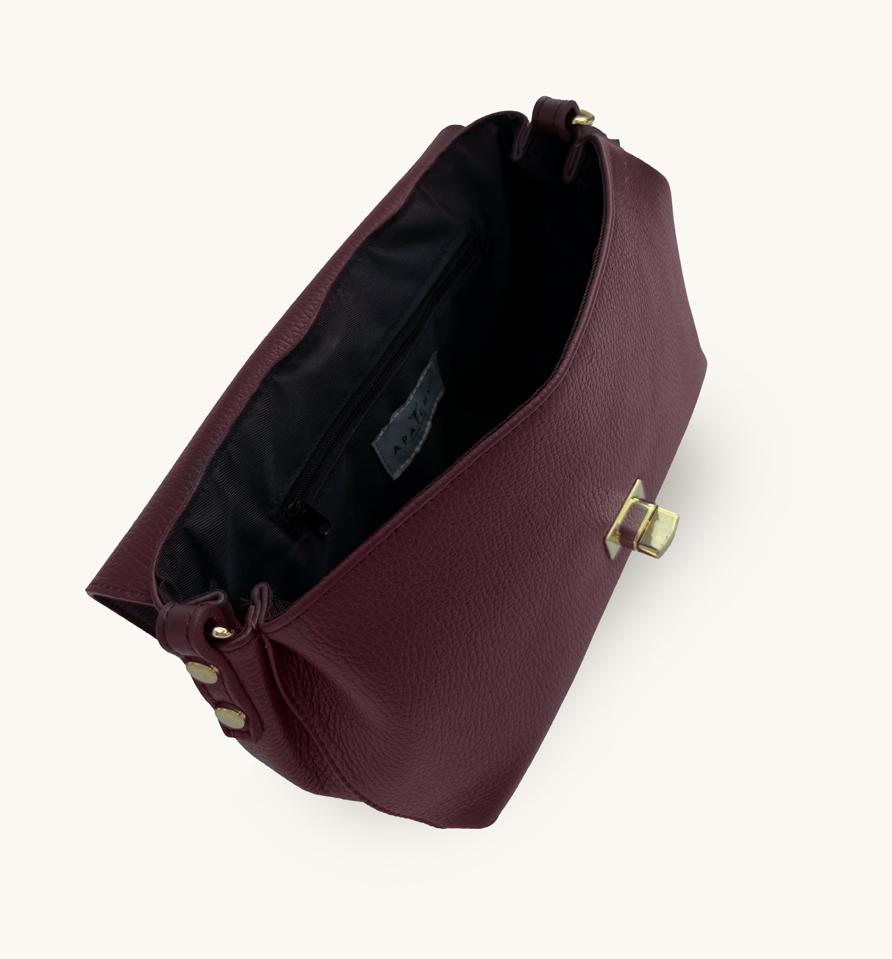 The Maisie Maxi Burgundy Leather Bag