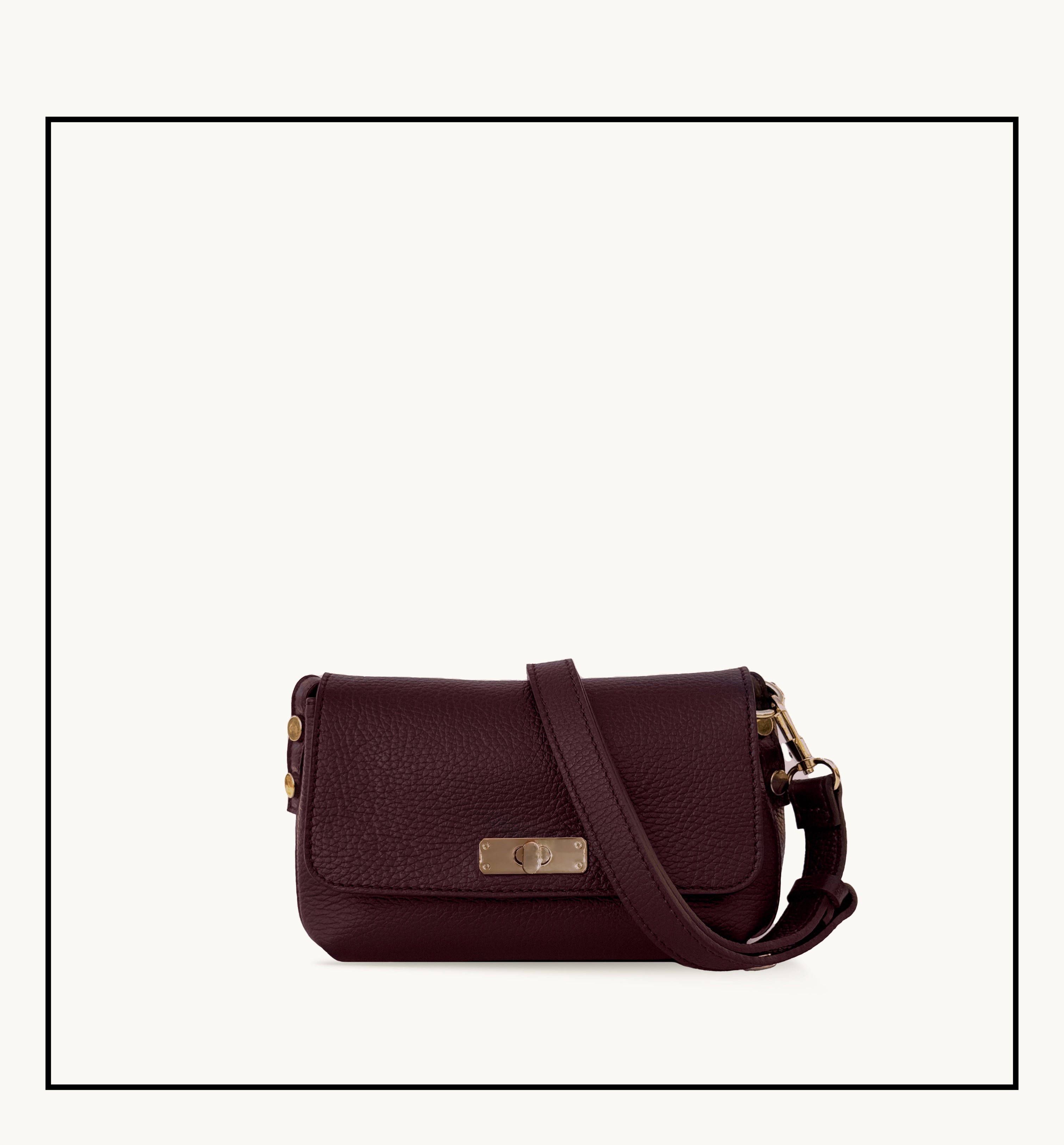 The Maisie Burgundy Leather Bag