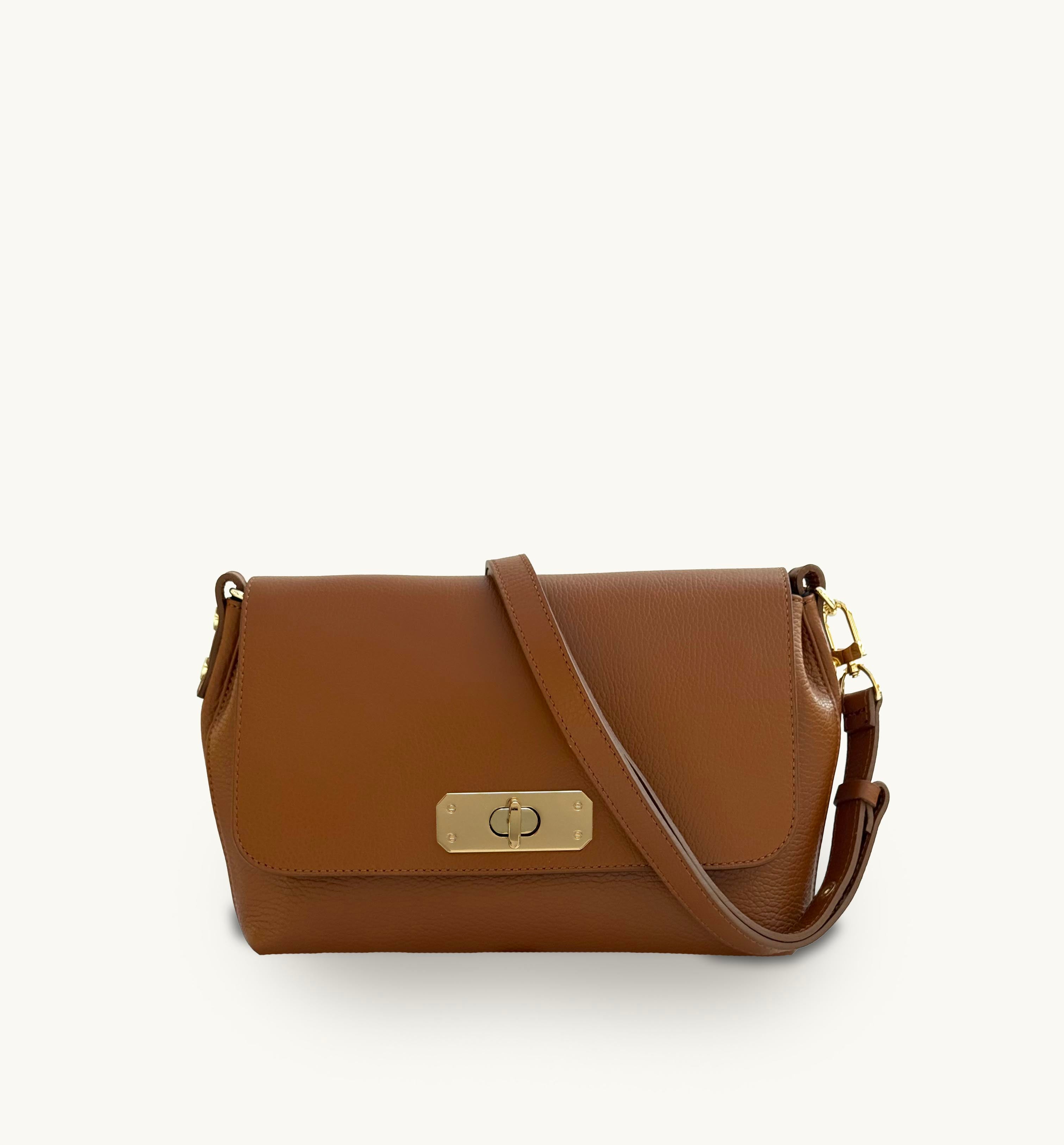 The Maisie Maxi Tan Leather Bag