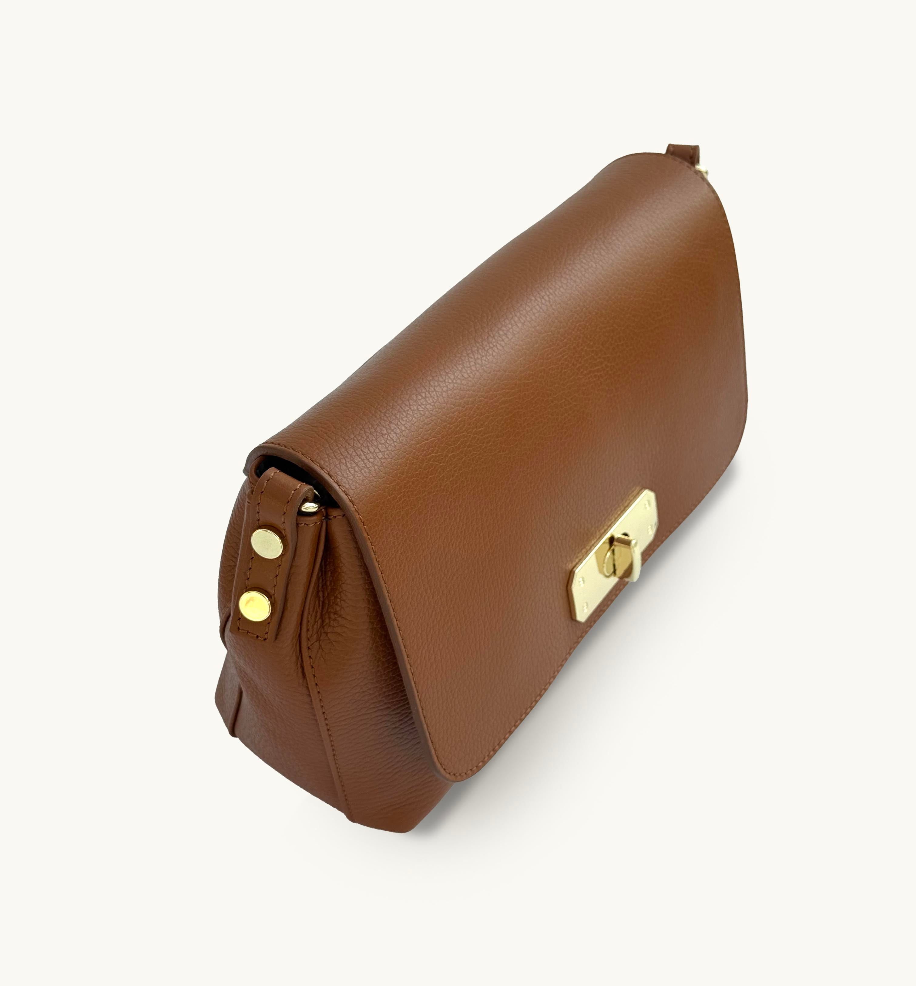 The Maisie Maxi Tan Leather Bag