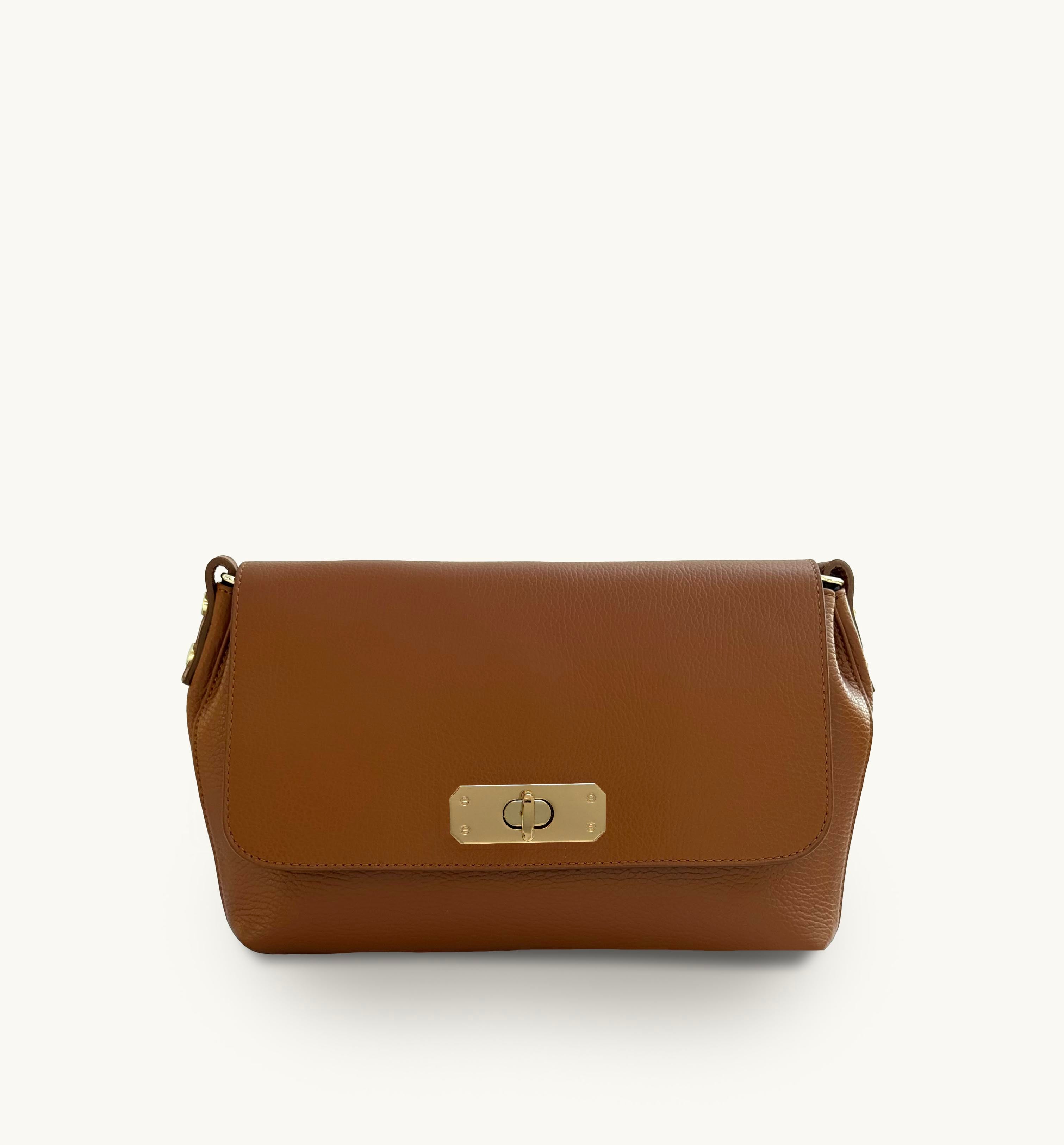 The Maisie Maxi Tan Leather Bag