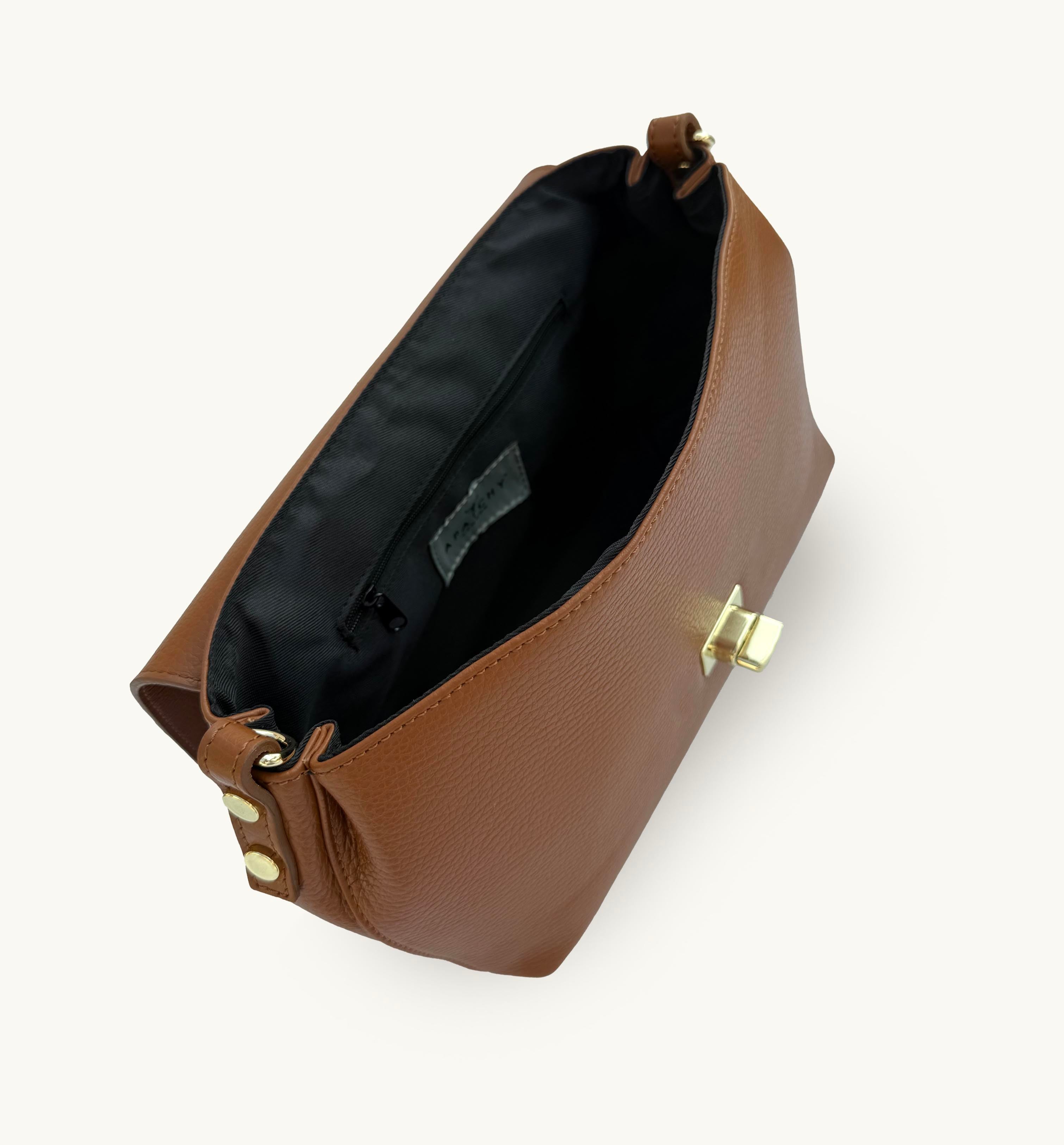 The Maisie Maxi Tan Leather Bag