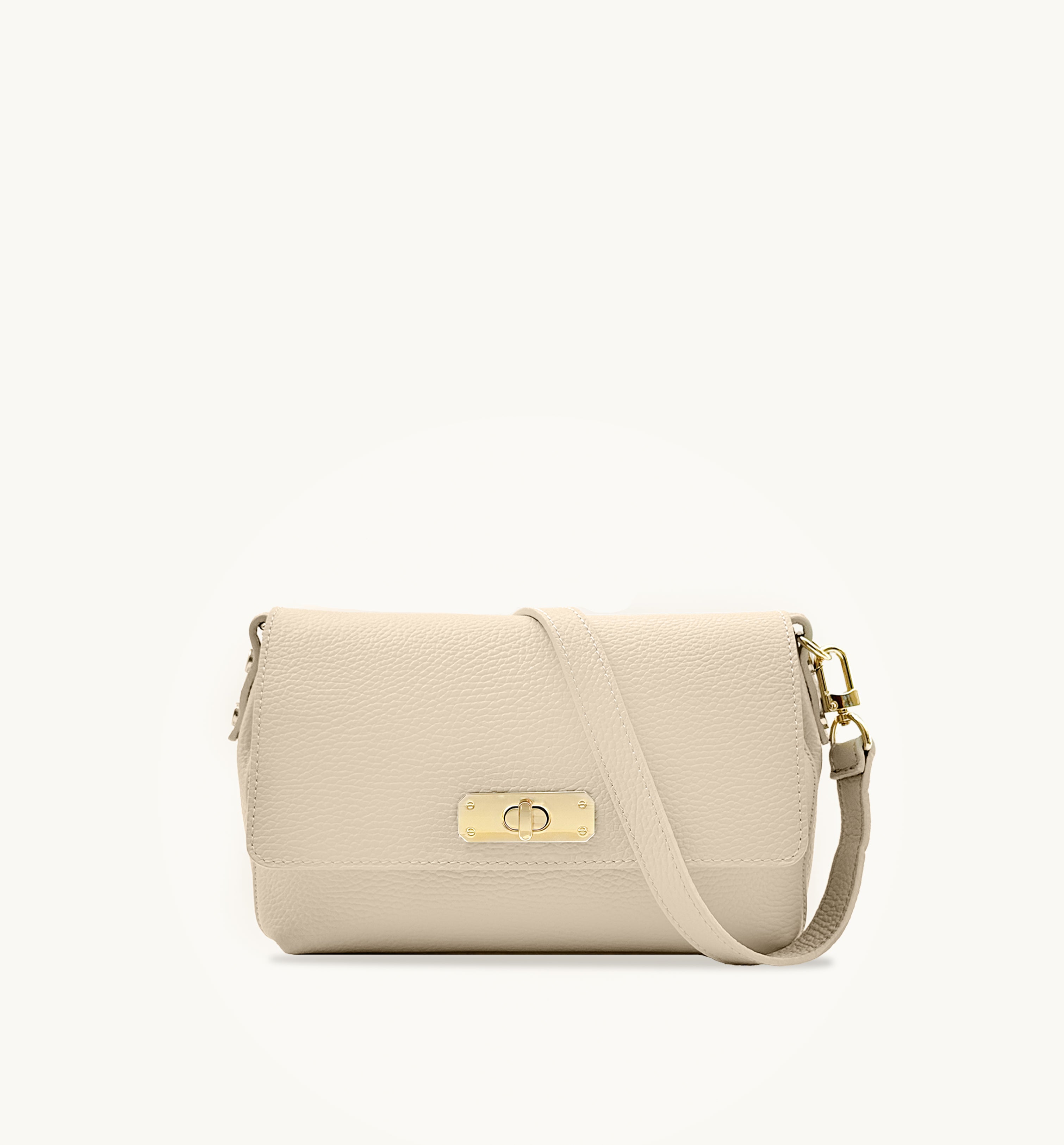 The Maisie Midi Stone Leather Bag