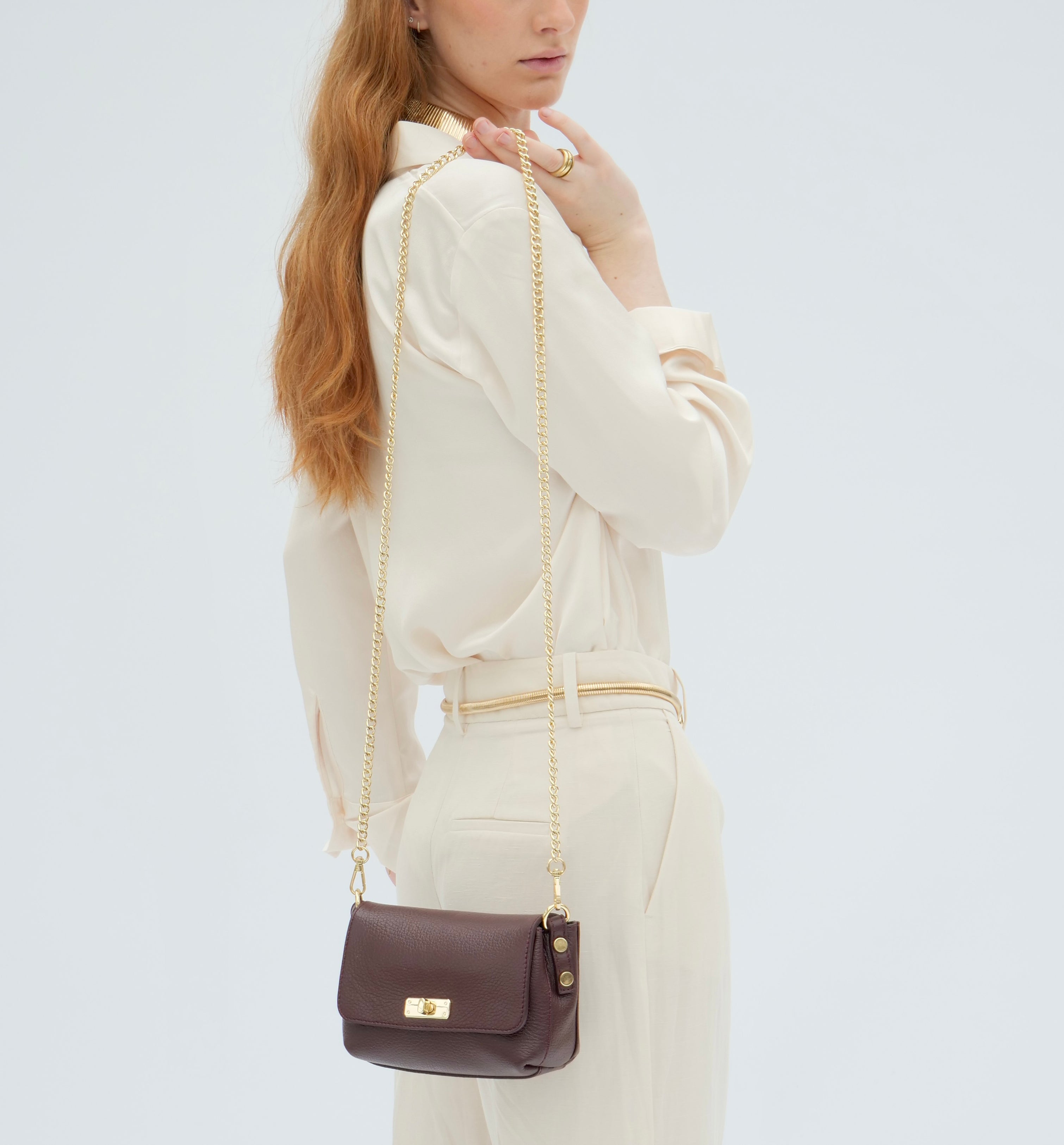 The Maisie Port Leather Bag