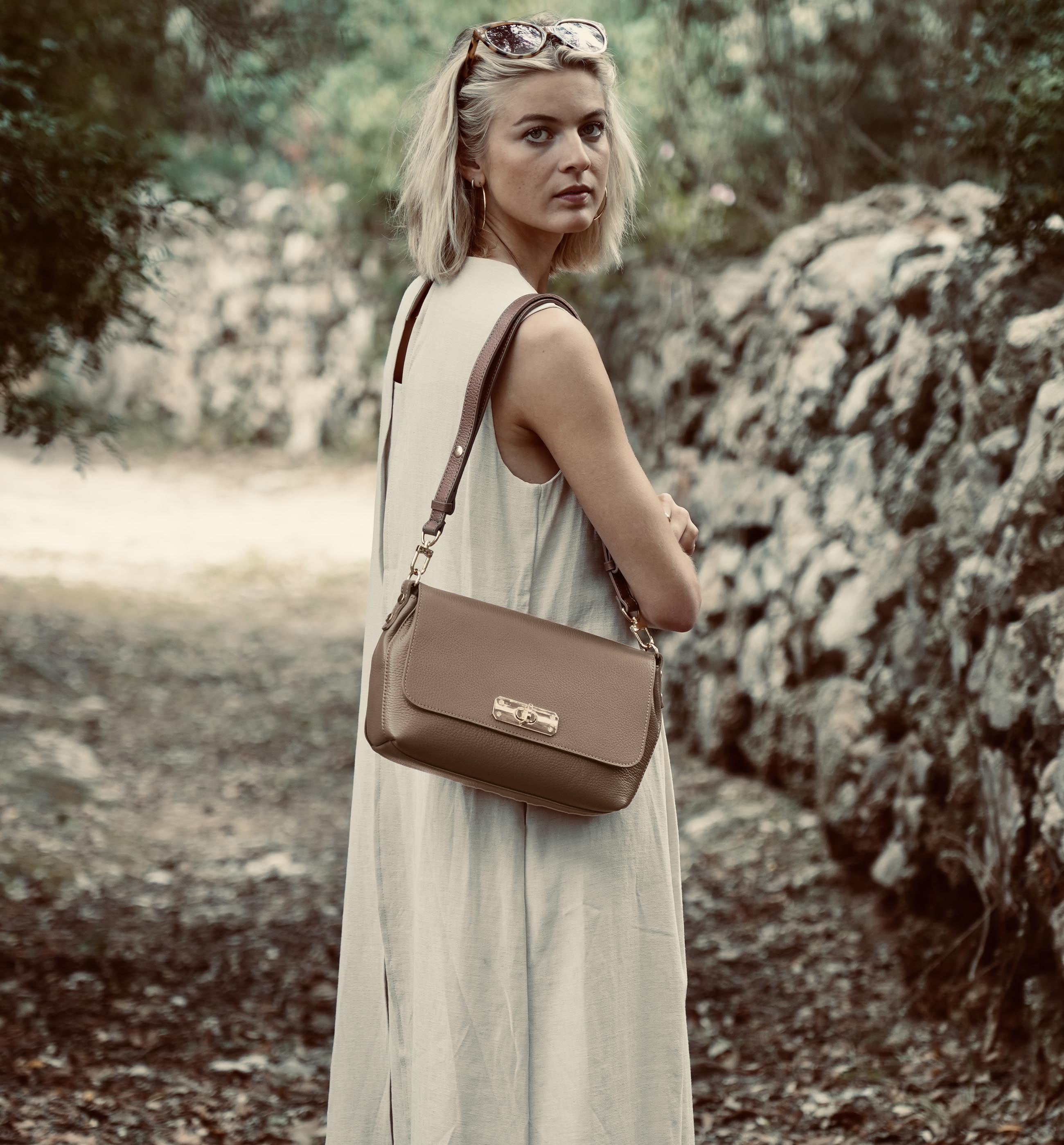 The Maisie Maxi Mink Leather Bag