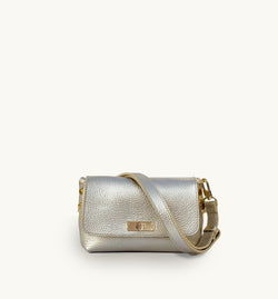 The Maisie Gold Leather Bag