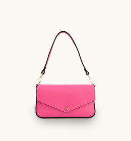 Apatchy The Munro Barbie Pink Leather Shoulder Bag