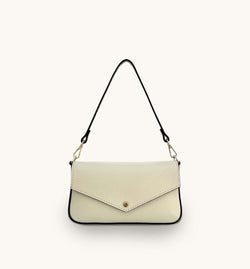 The Munro Stone Leather Shoulder Bag