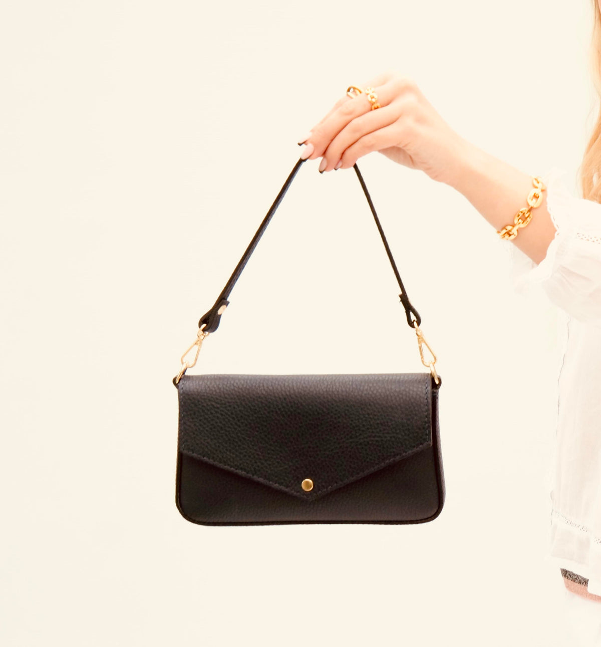 The Munro Leather Shoulder Bag