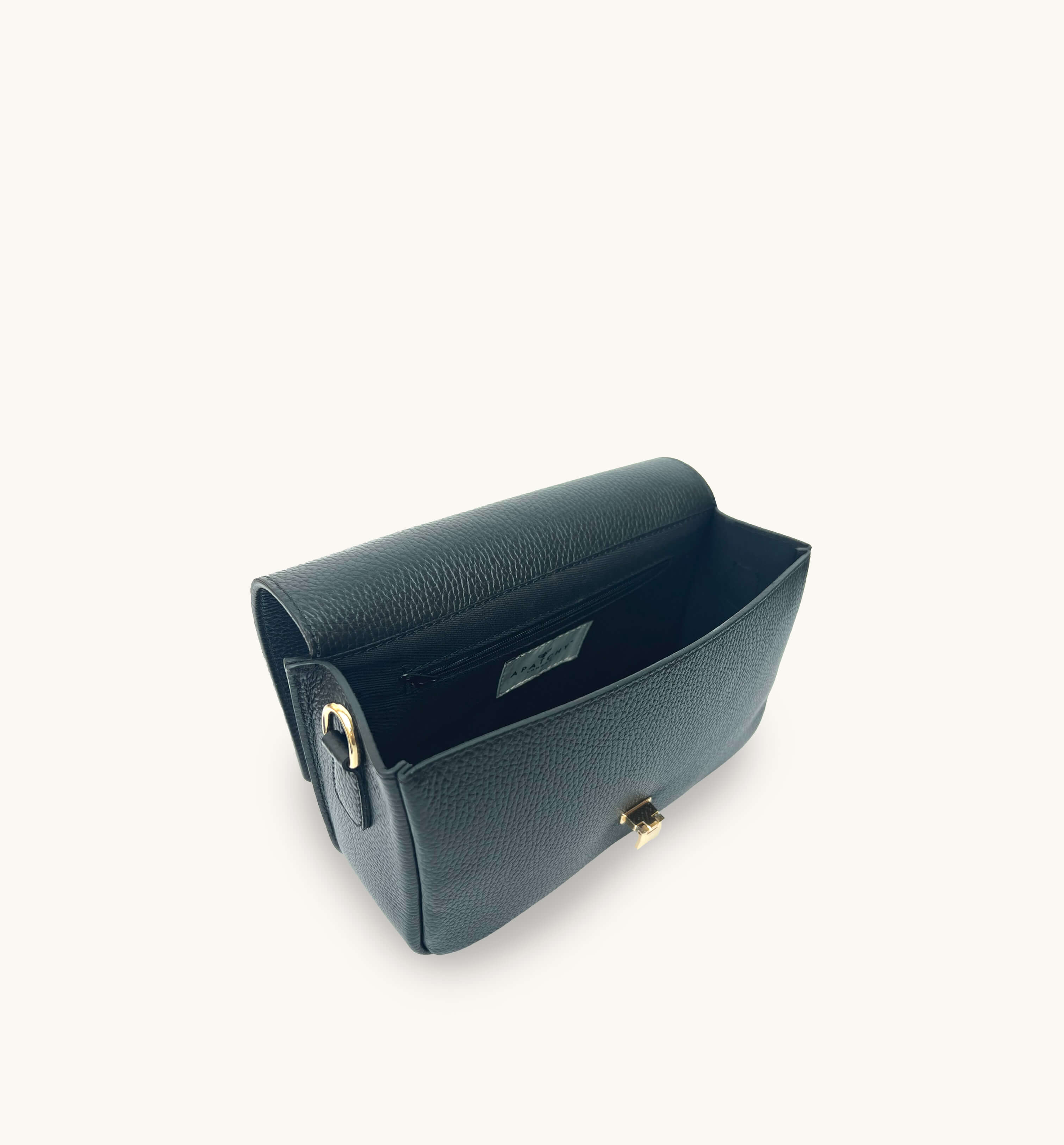 The Newbury Maxi Black Leather Bag