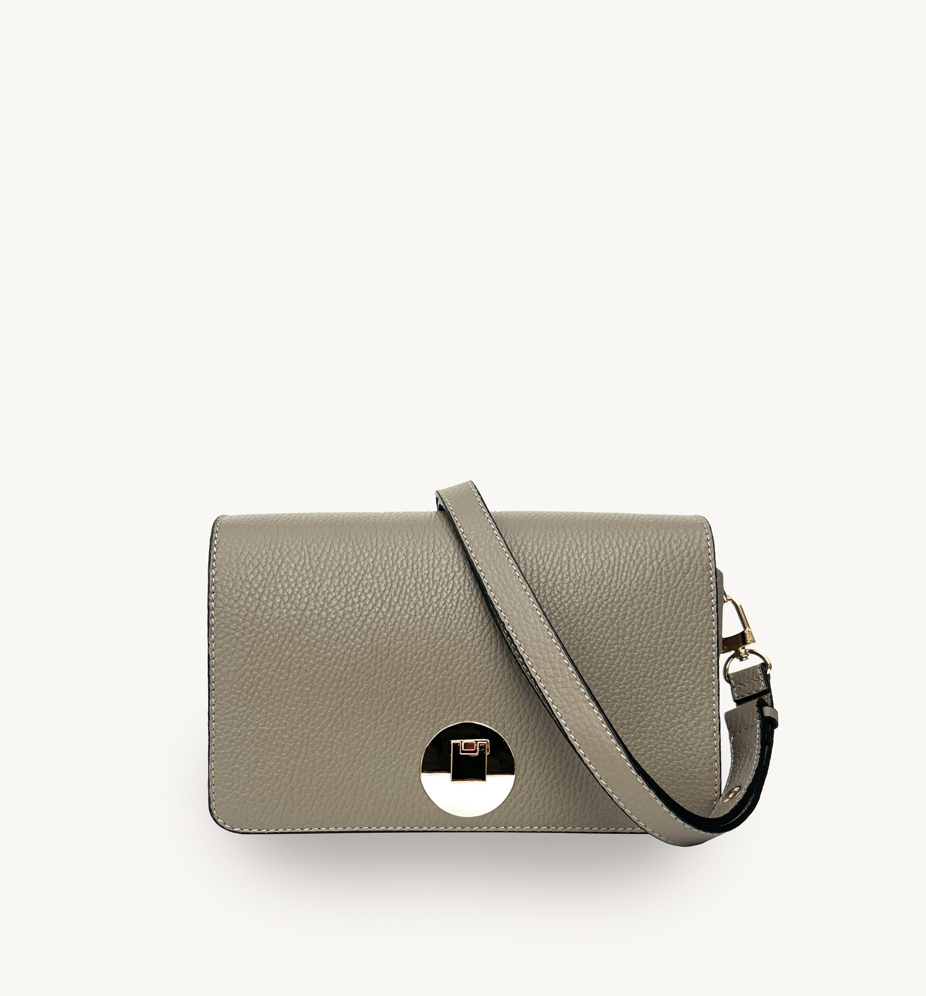 The Newbury Maxi Mushroom Leather Bag