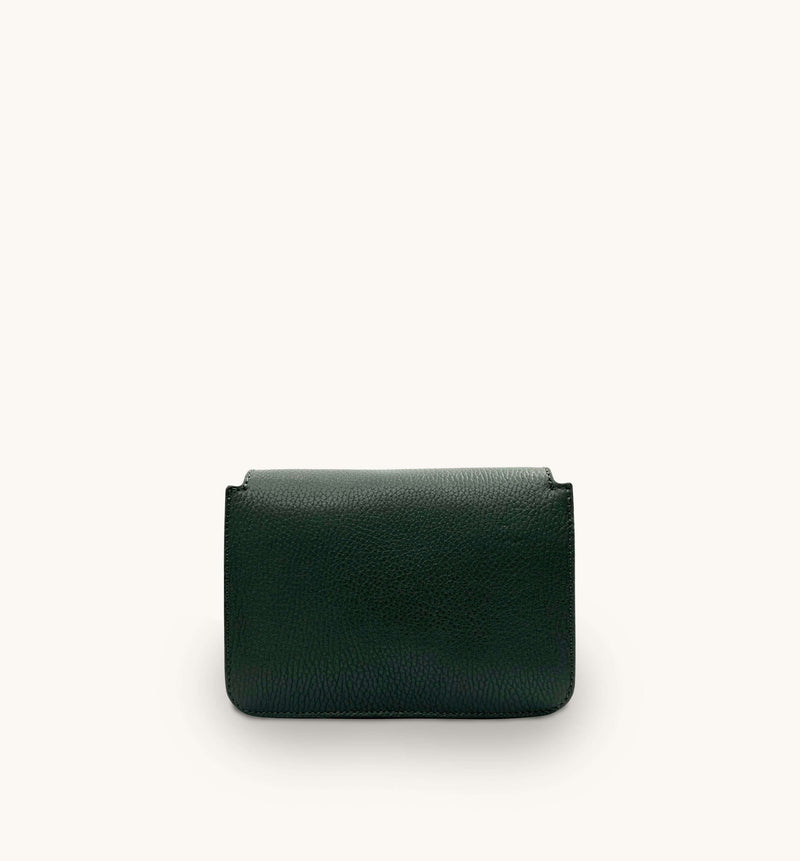 The Newbury Racing Green Leather Bag