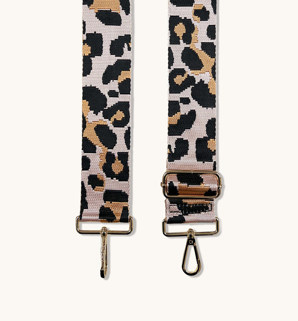 Pale Pink Leopard Strap - Apatchy London