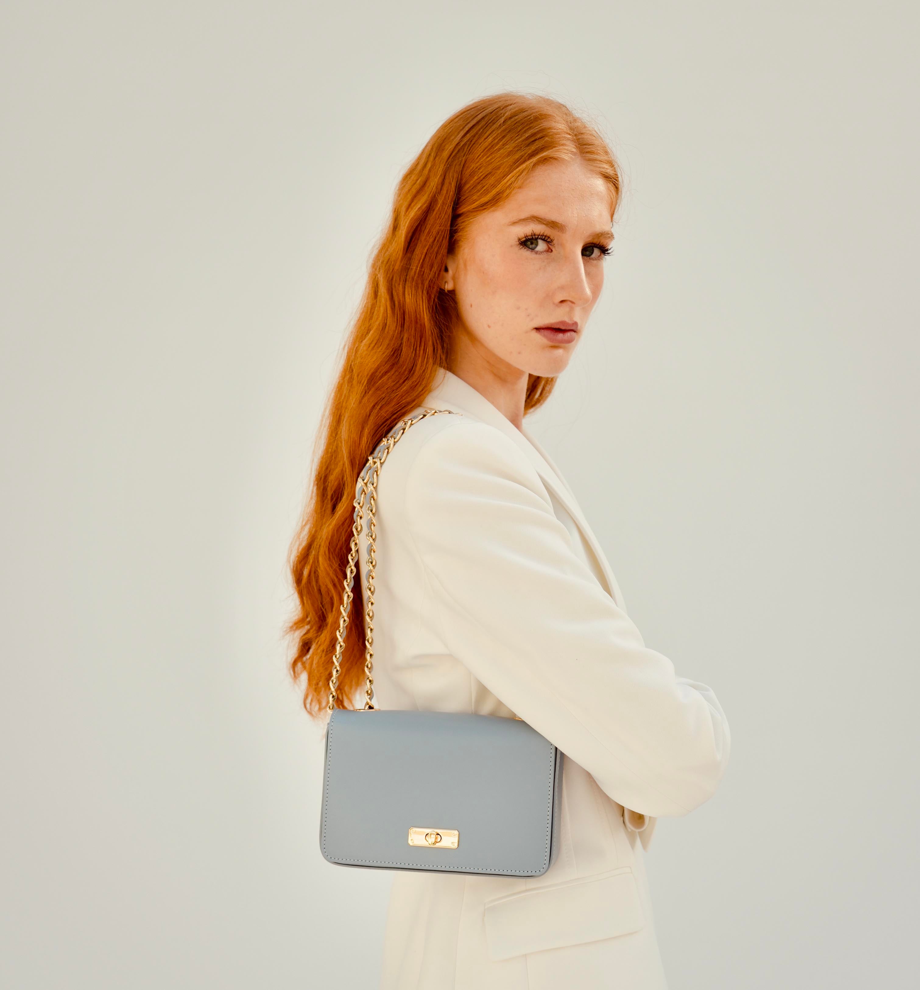 The Grace Sky Leather Bag