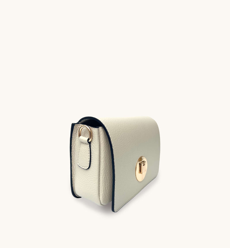 The Newbury Stone Leather Bag