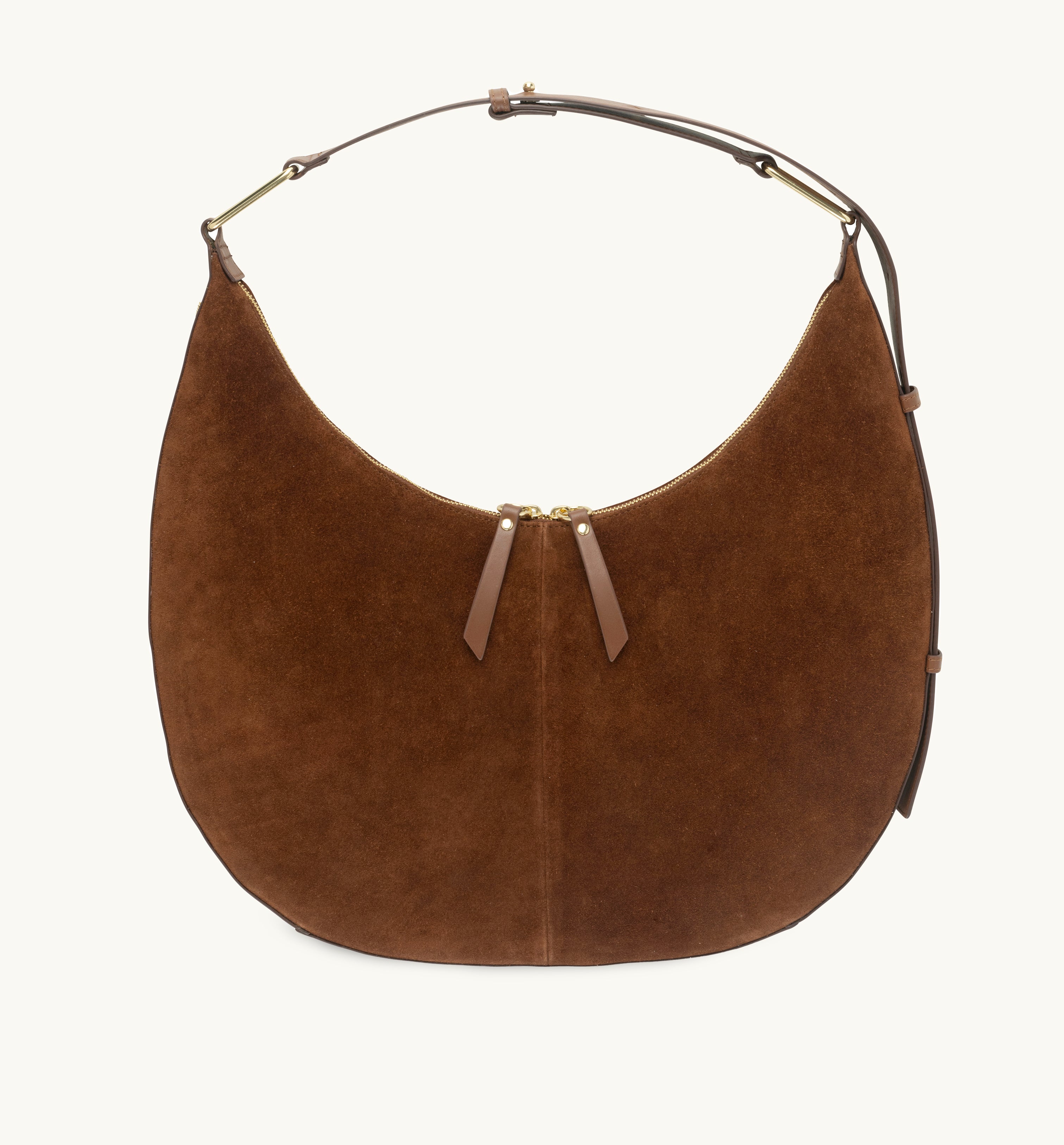 The Nora Tan Suede Bag