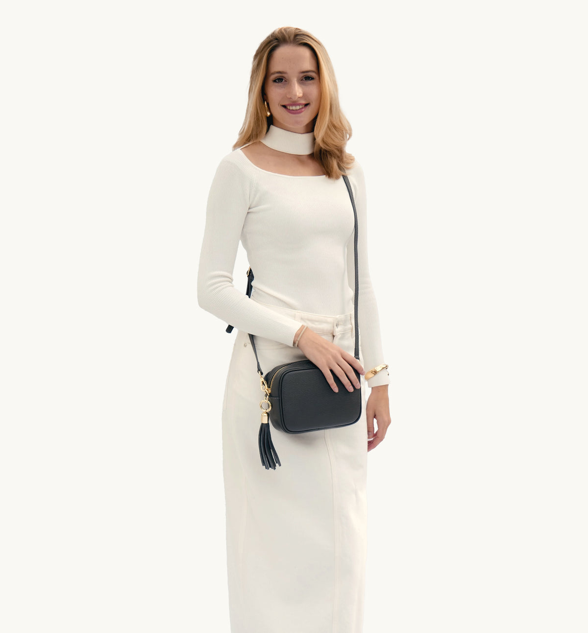 The Tassel Leather Crossbody Bag