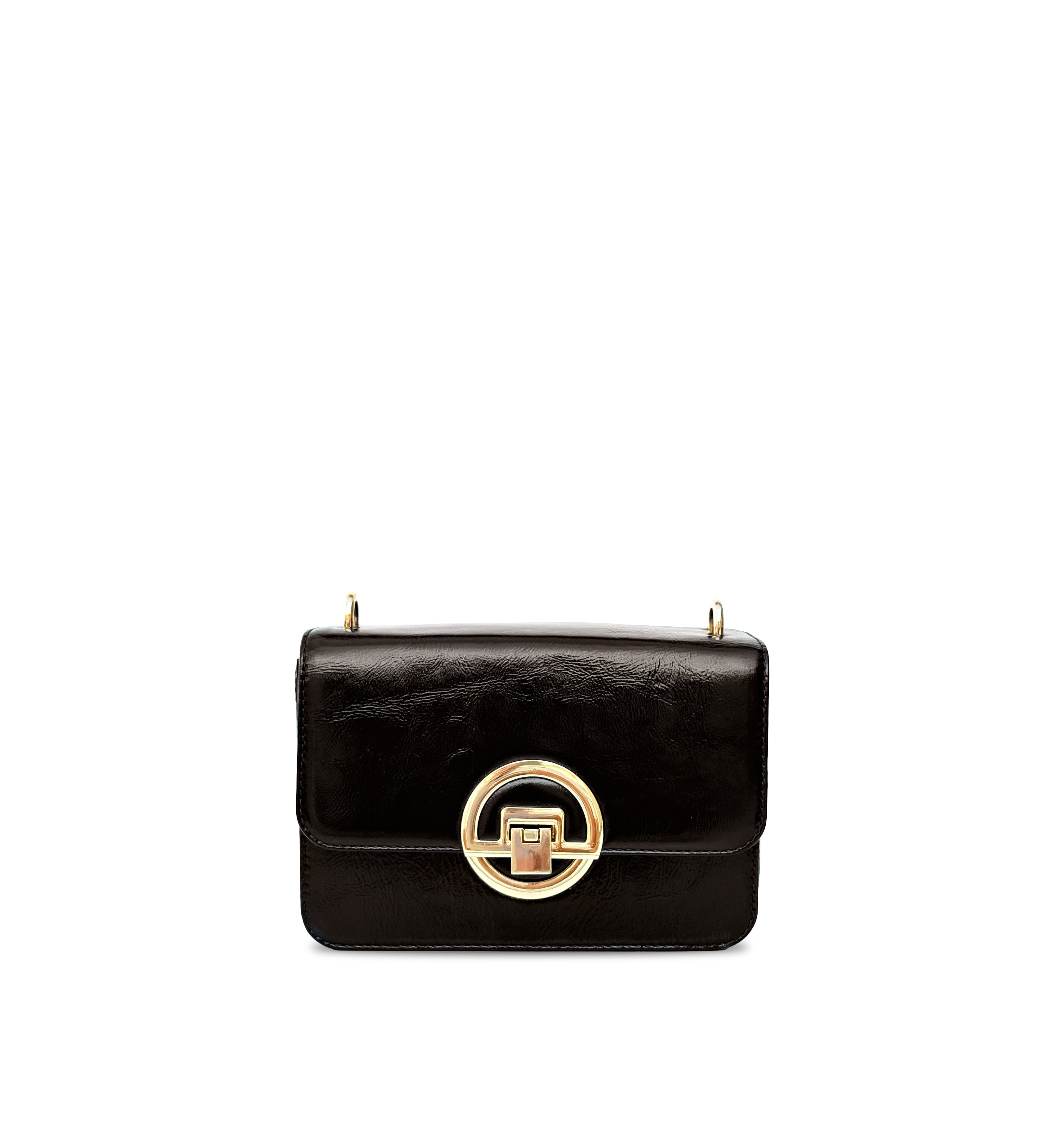 The Tilly Crinkle Patent Leather Bag