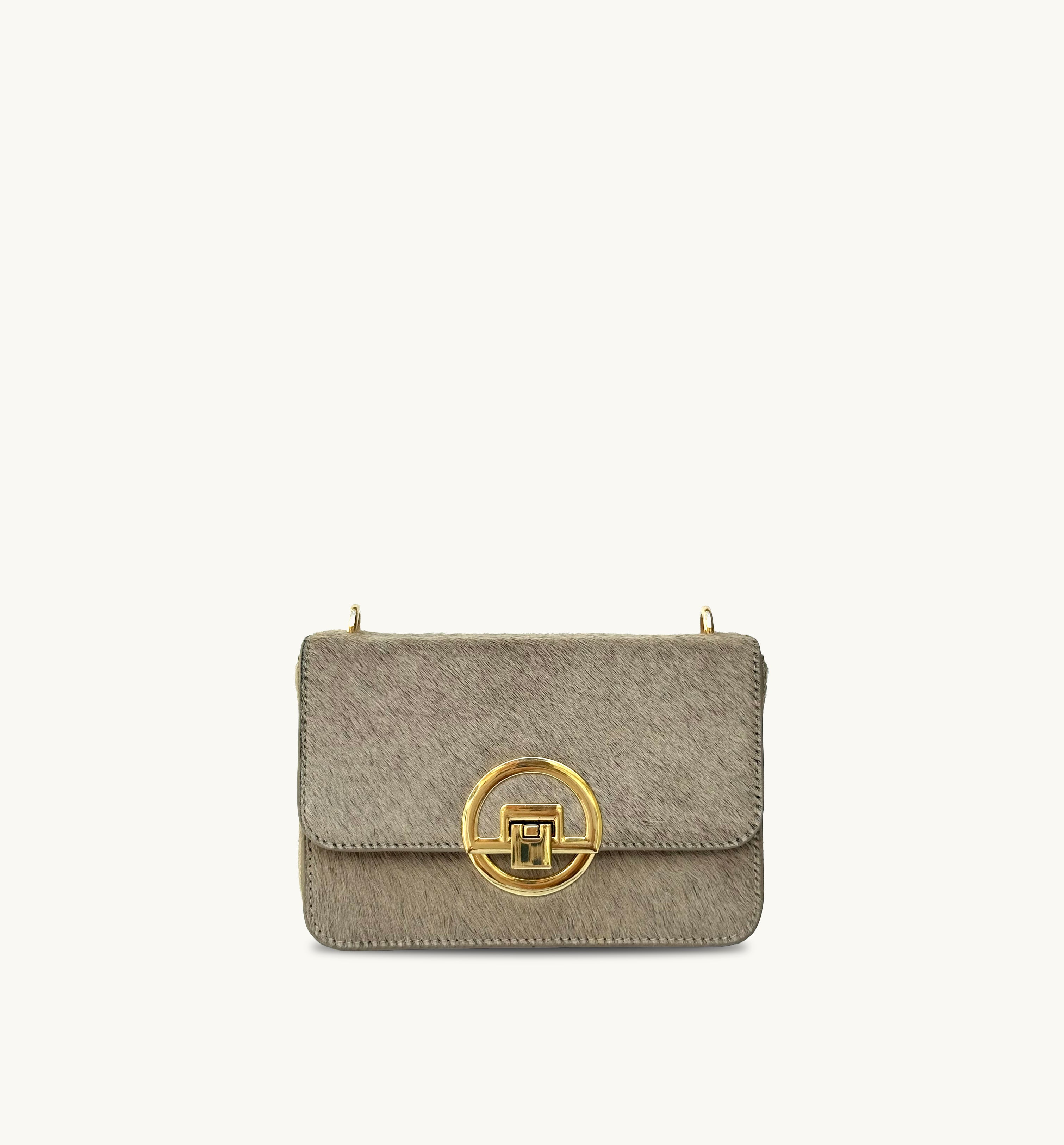 The Tilly Sand Hair-On Leather Bag