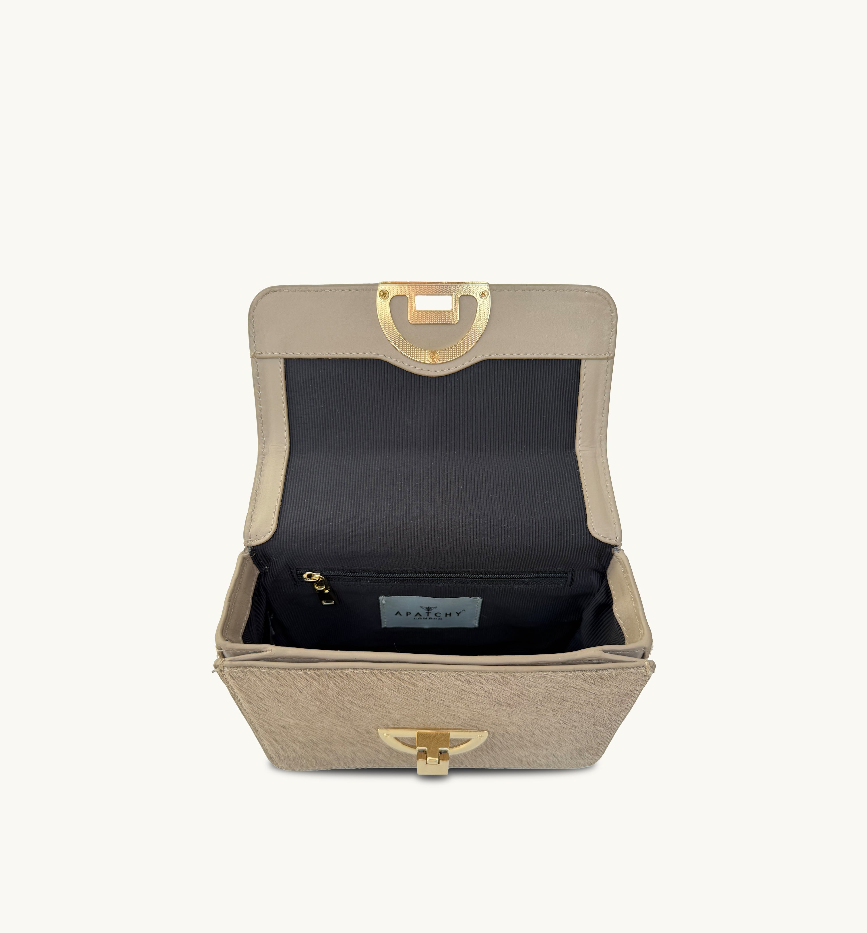 The Tilly Sand Hair-On Leather Bag