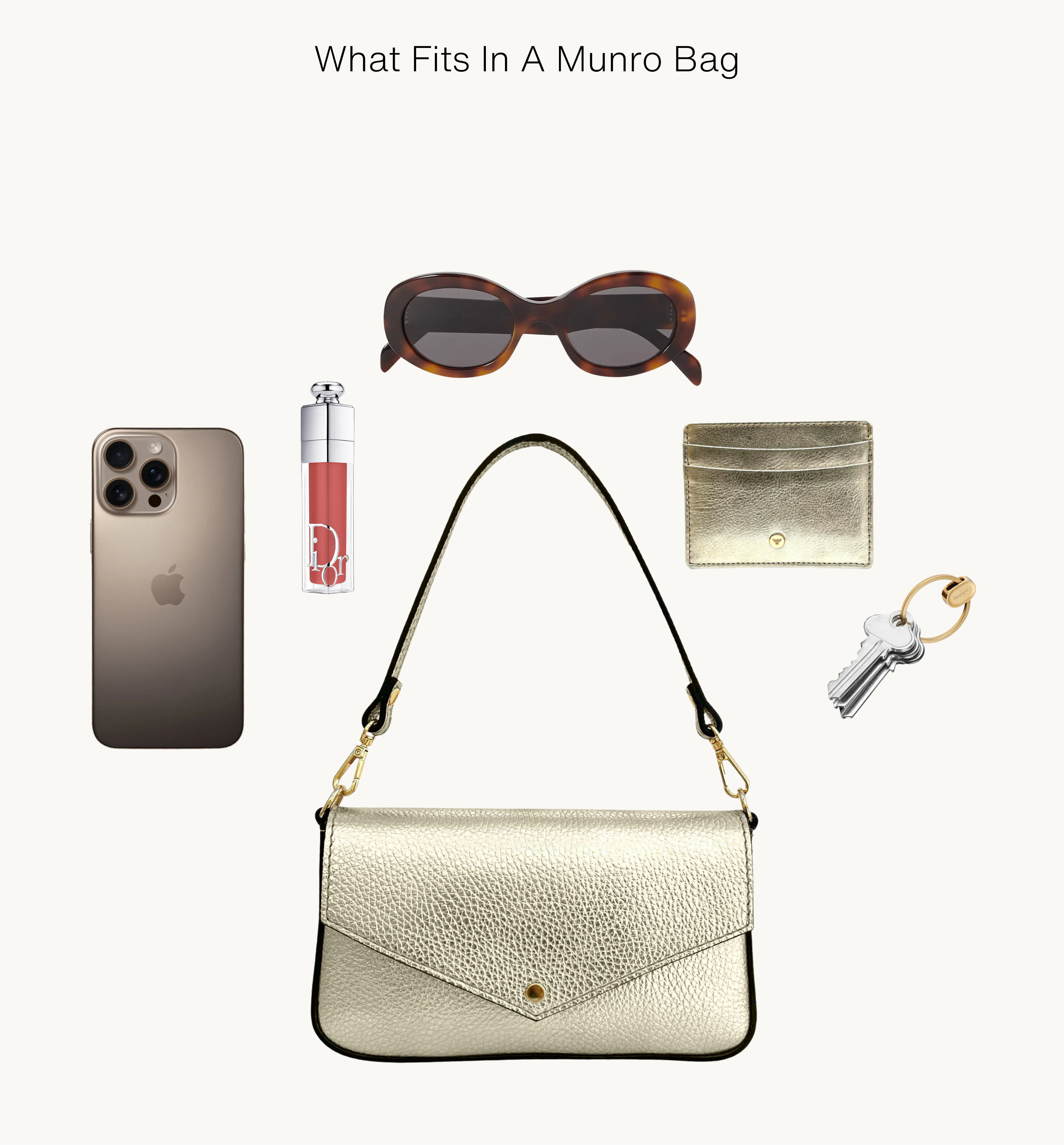 The Munro Leather Shoulder Bag