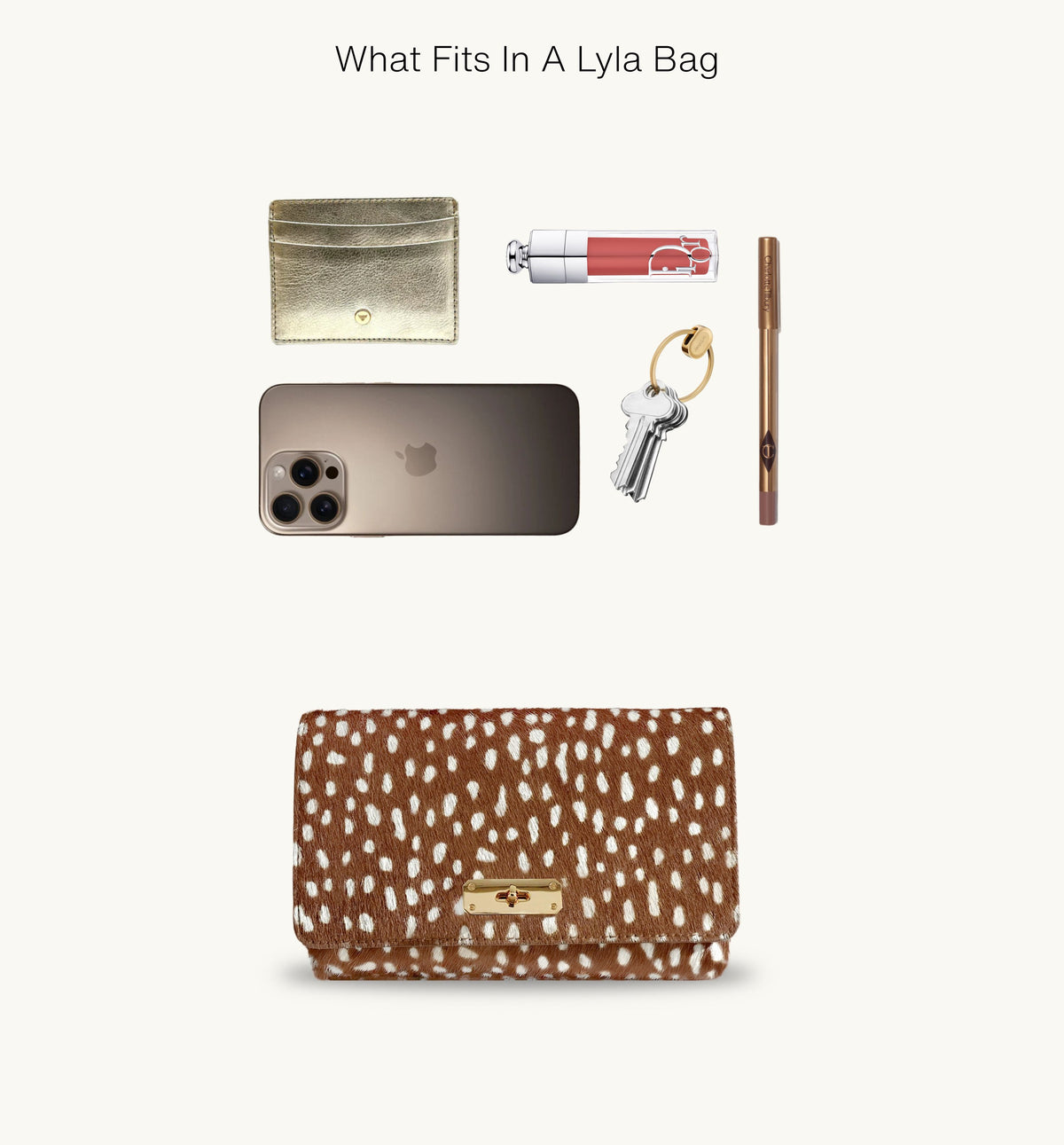 The Lyla Hair On Leather Bag