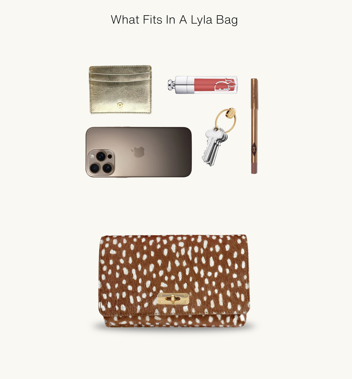 PRE ORDER: The Lyla Gold Leather Bag