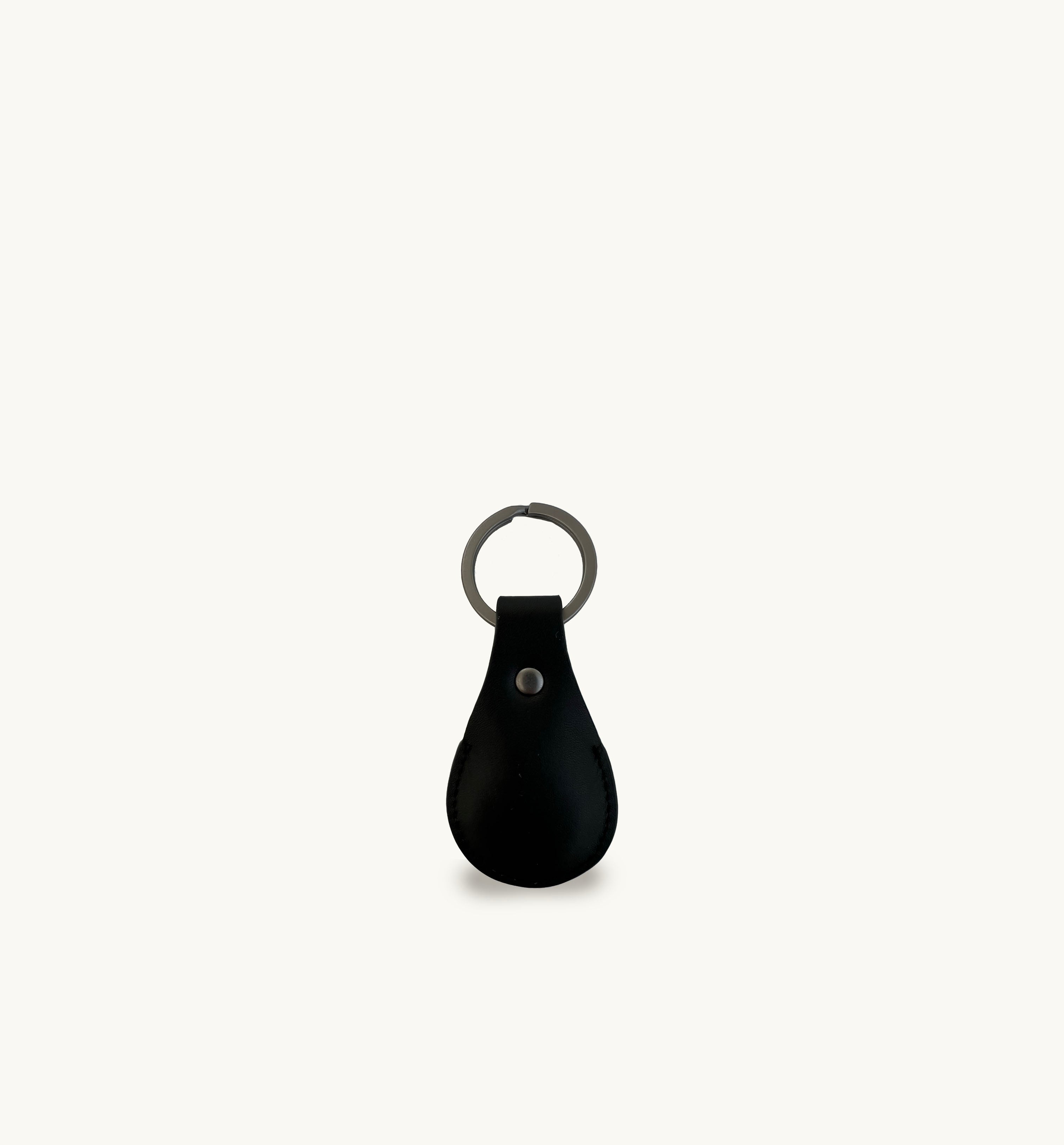 Orange Leather Luggage Tag and Black Leather AirTag Gift Set