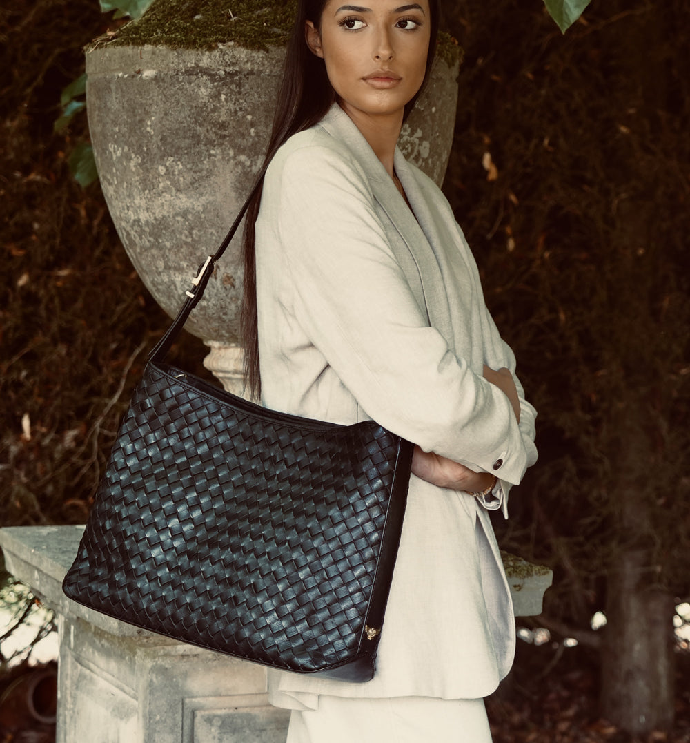 The Holly Black Leather Bag
