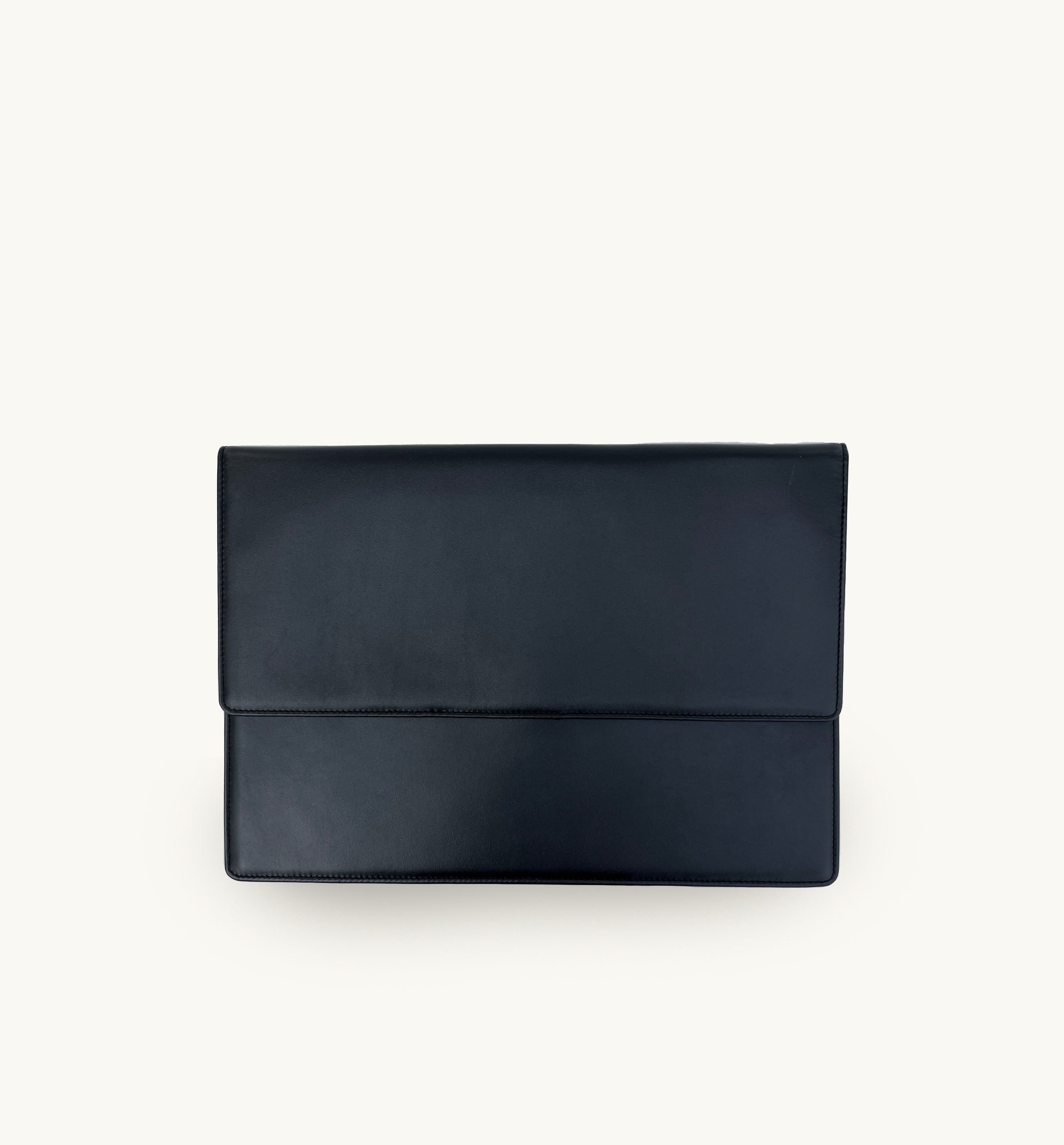 Black Leather Laptop 13-14 inch Sleeve