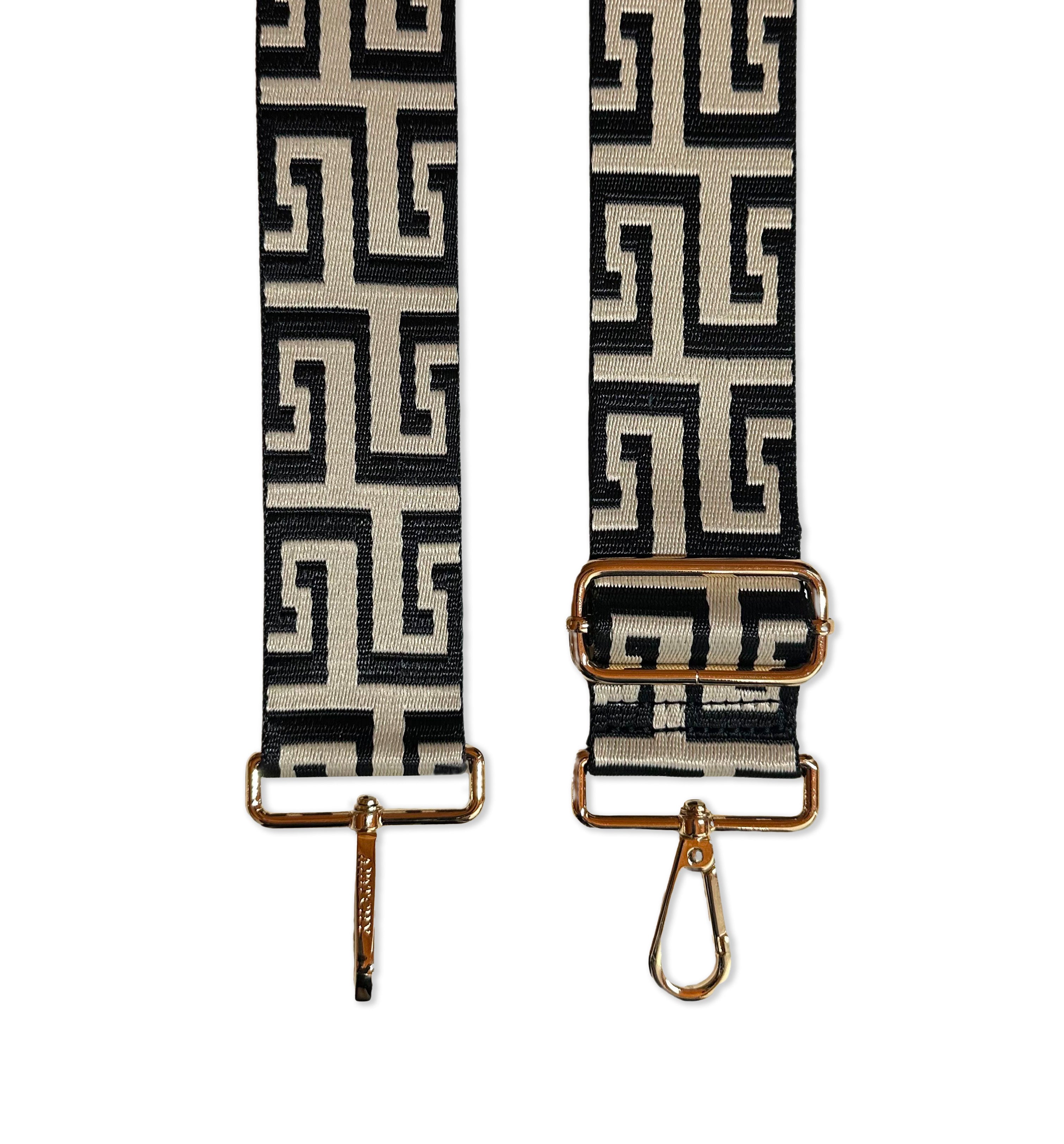 Black and Stone Maze Strap