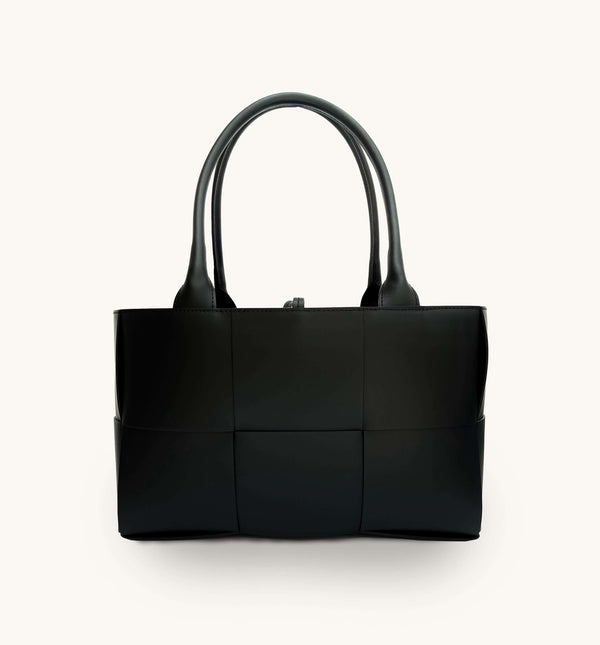 Apatchy The Tori Black Leather Tote