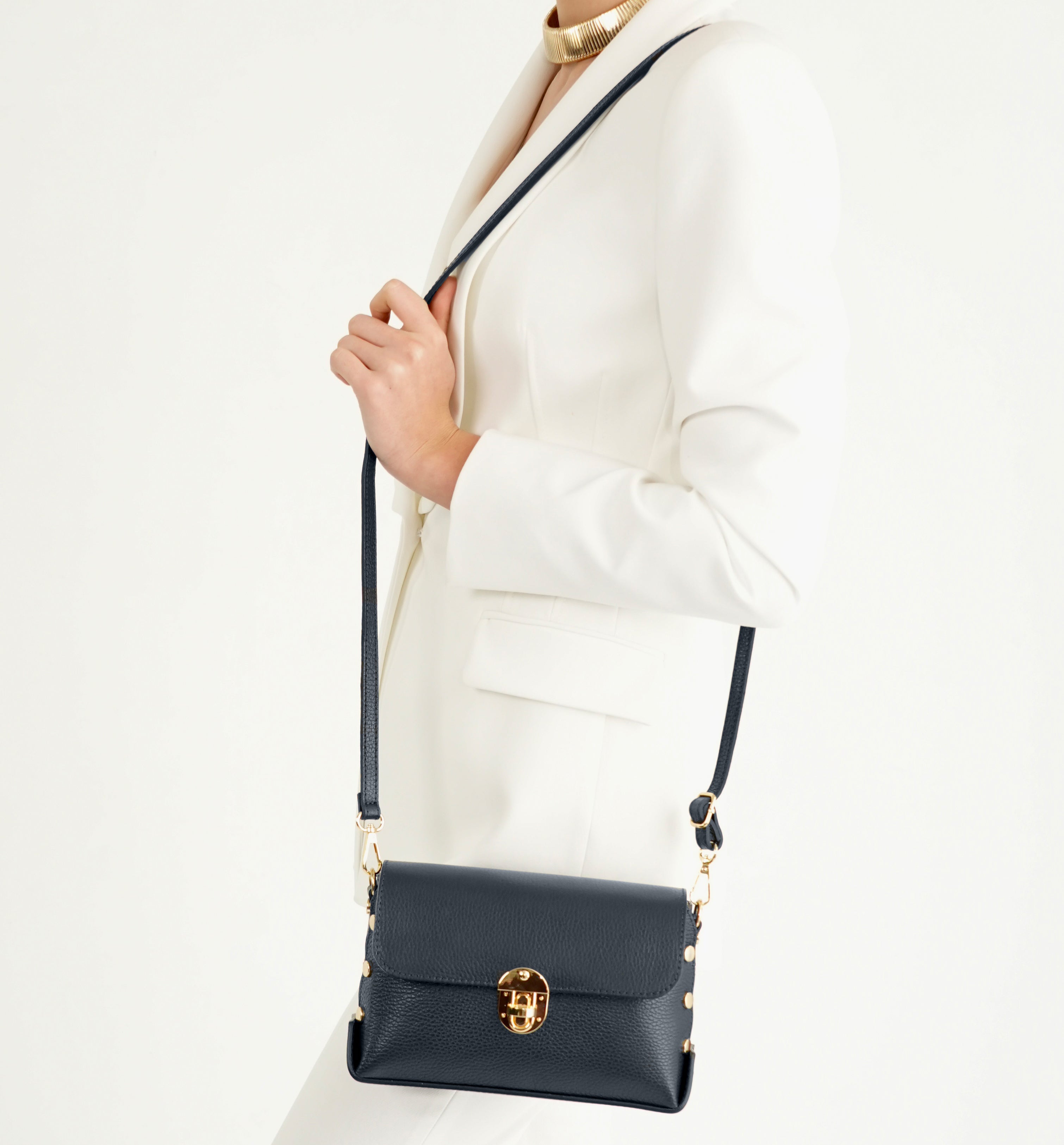The Bloxsome Leather Crossbody Bag