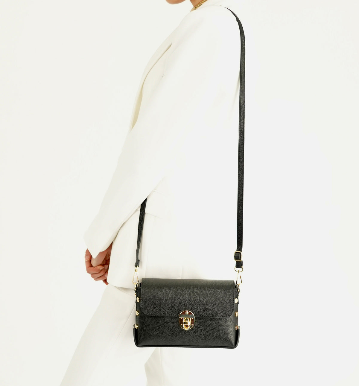 The Bloxsome Leather Crossbody Bag